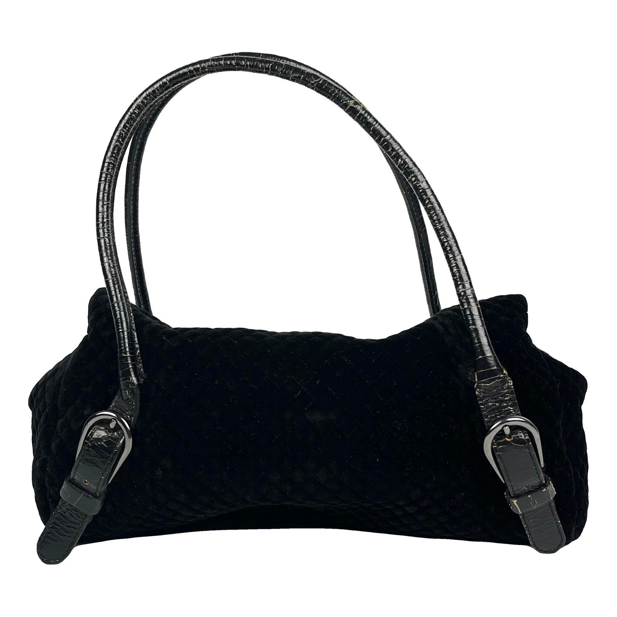 Velvet handbag