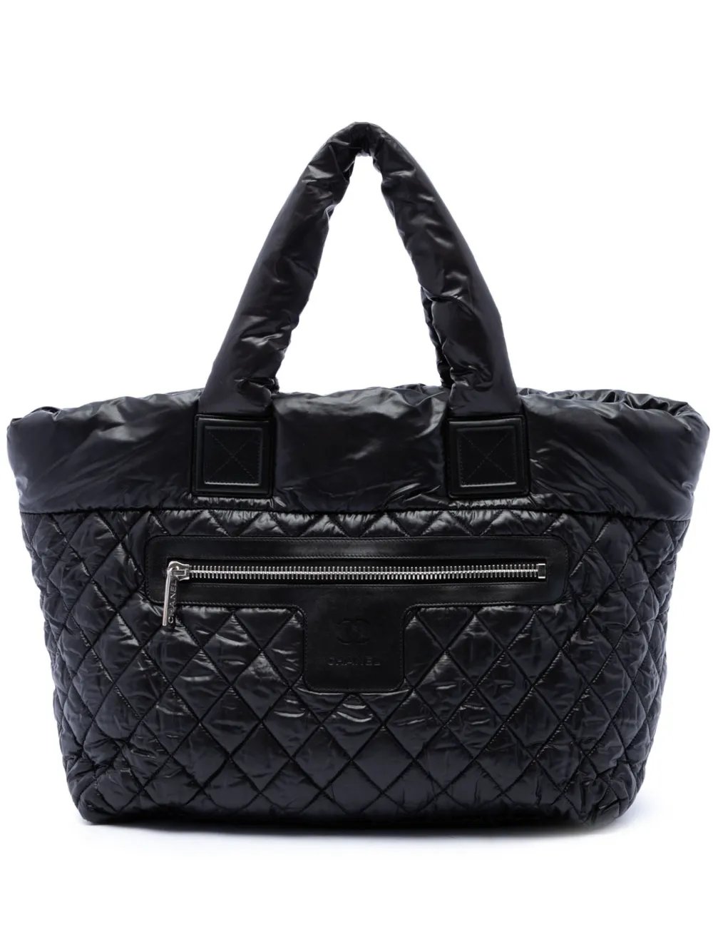 2011 Large Quilted Nylon Reversible Coco Cocoon tote bag