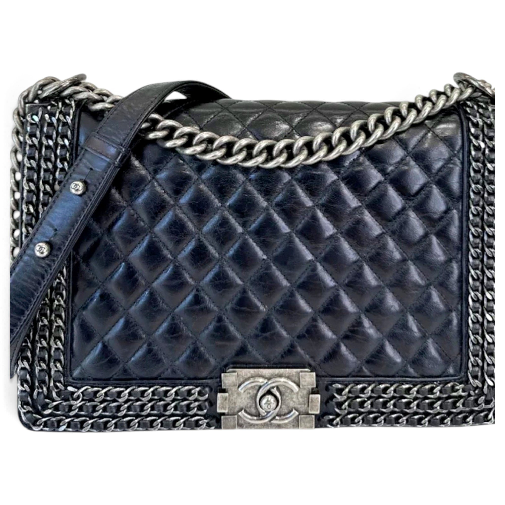 Boy leather handbag