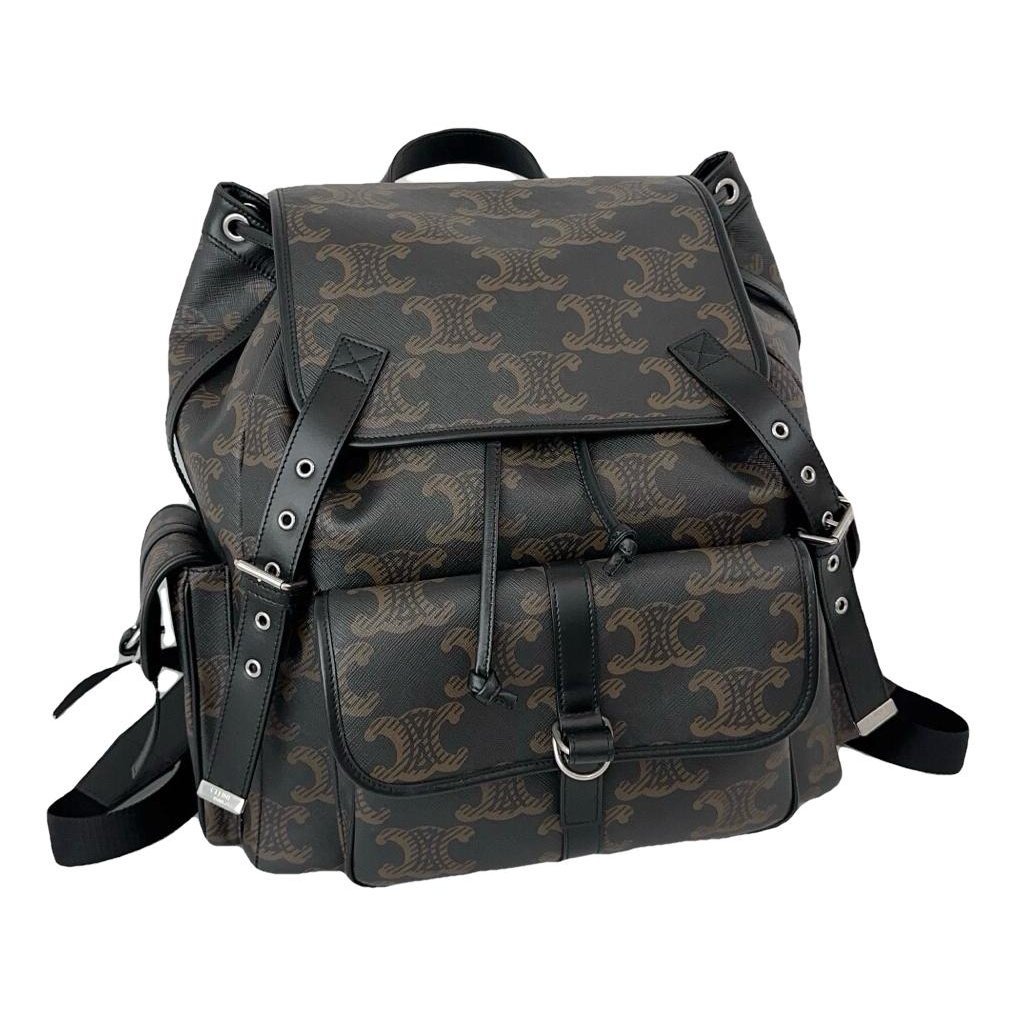 Leather backpack