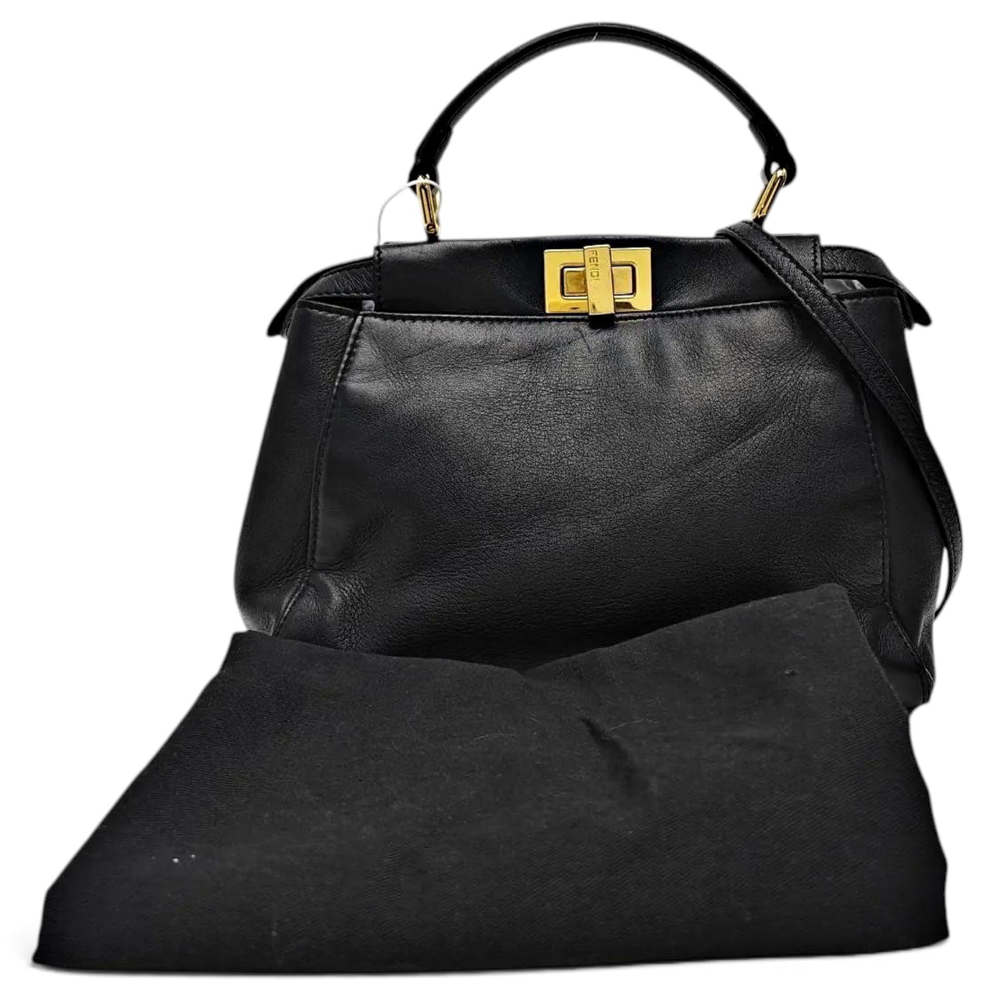 Peekaboo leather handbag