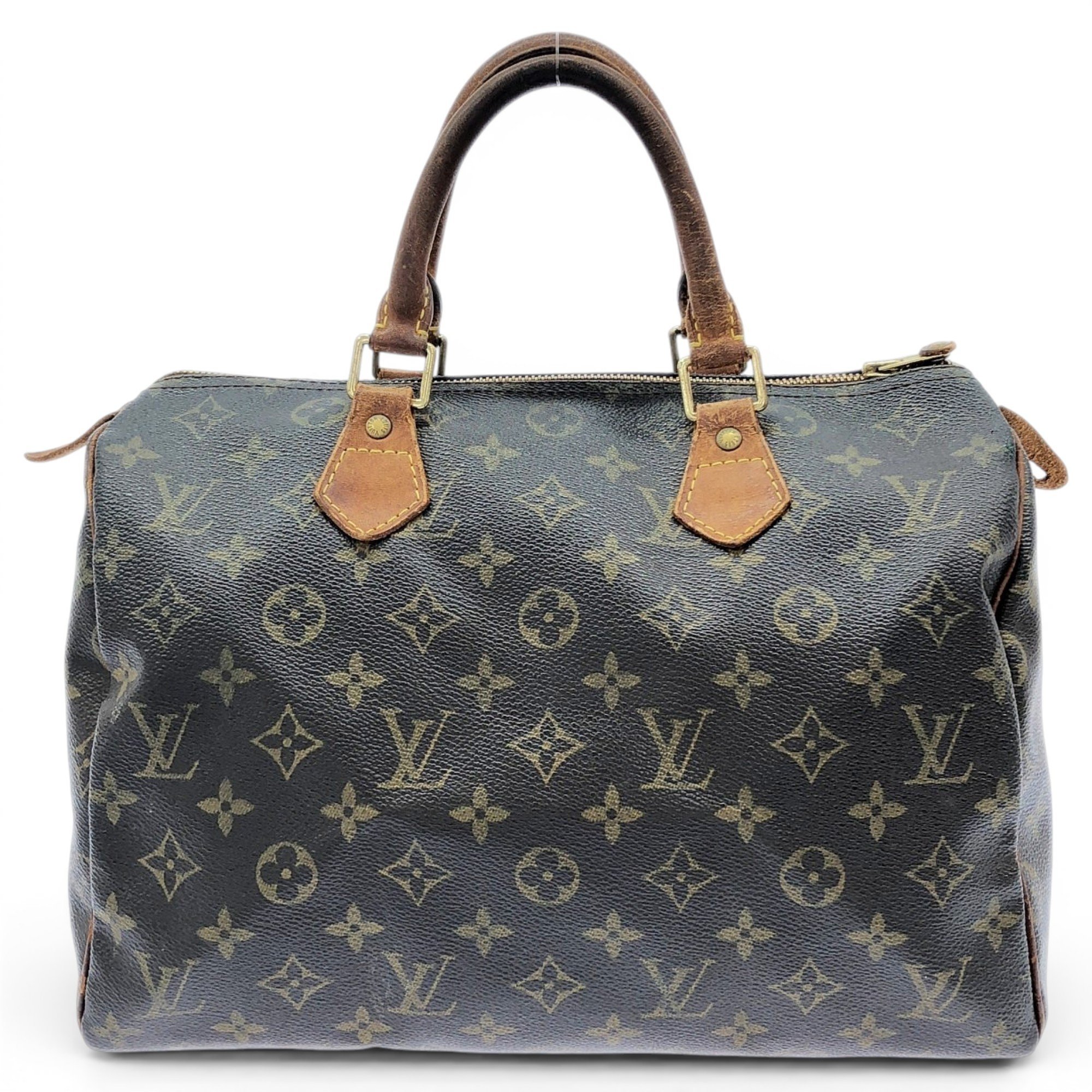 Speedy leather handbag