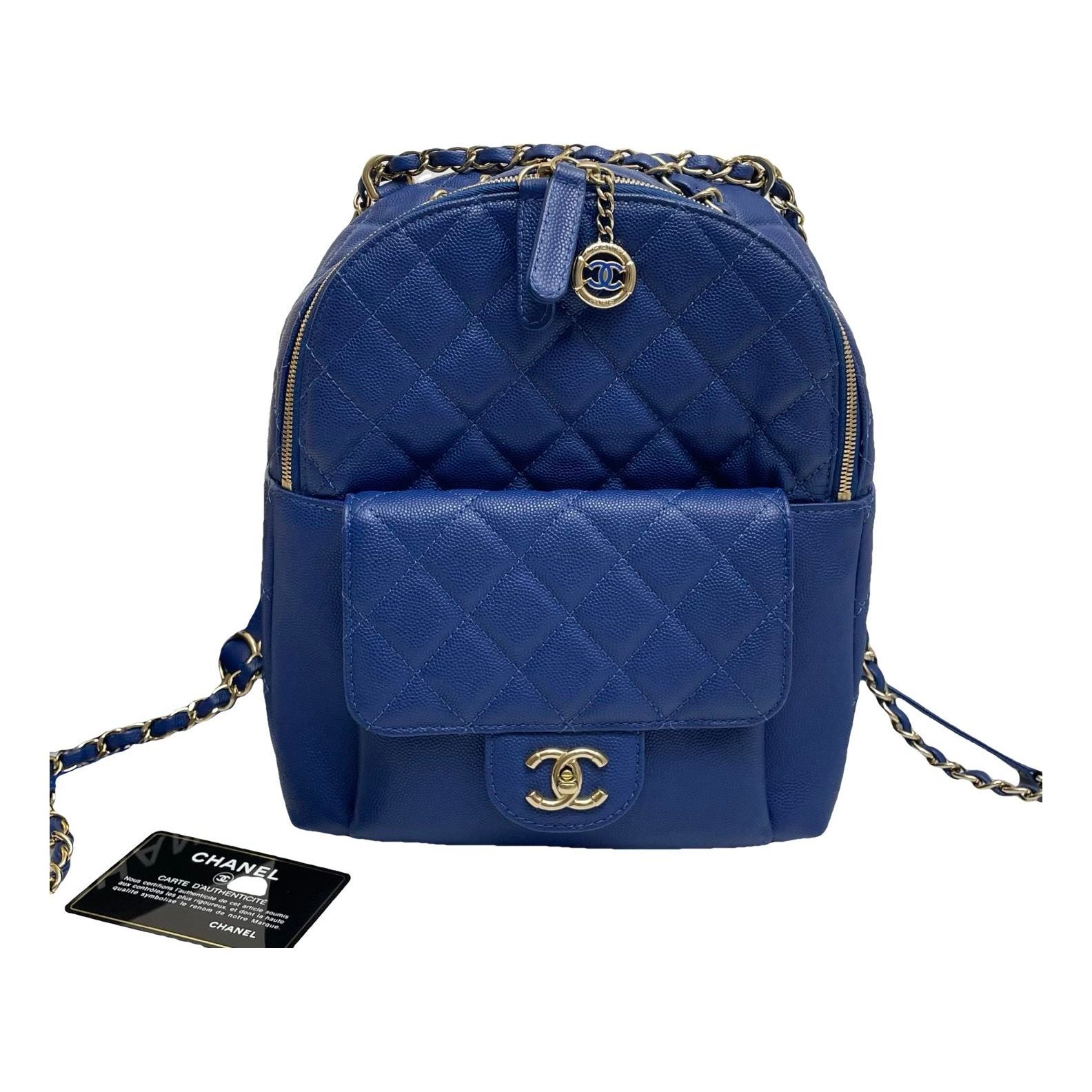 Leather backpack