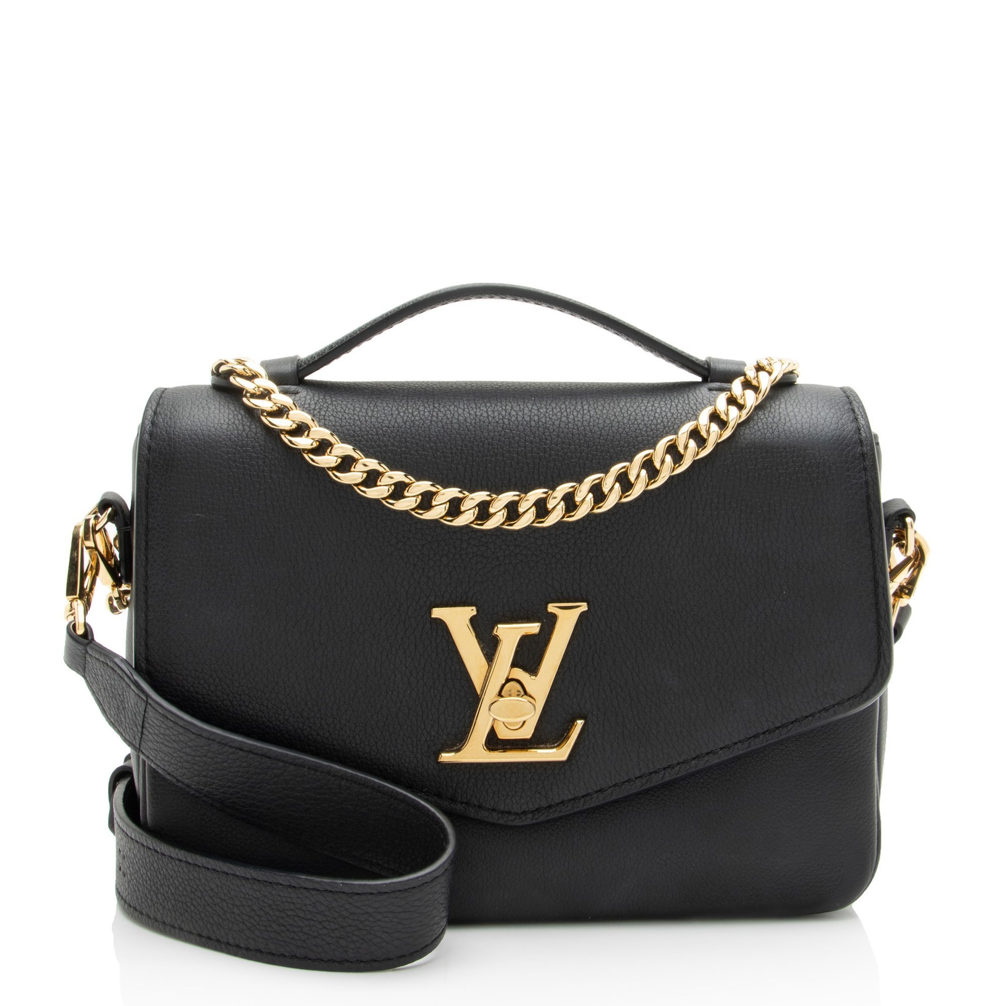 Lockme leather handbag