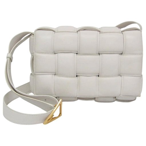 Cassette leather handbag
