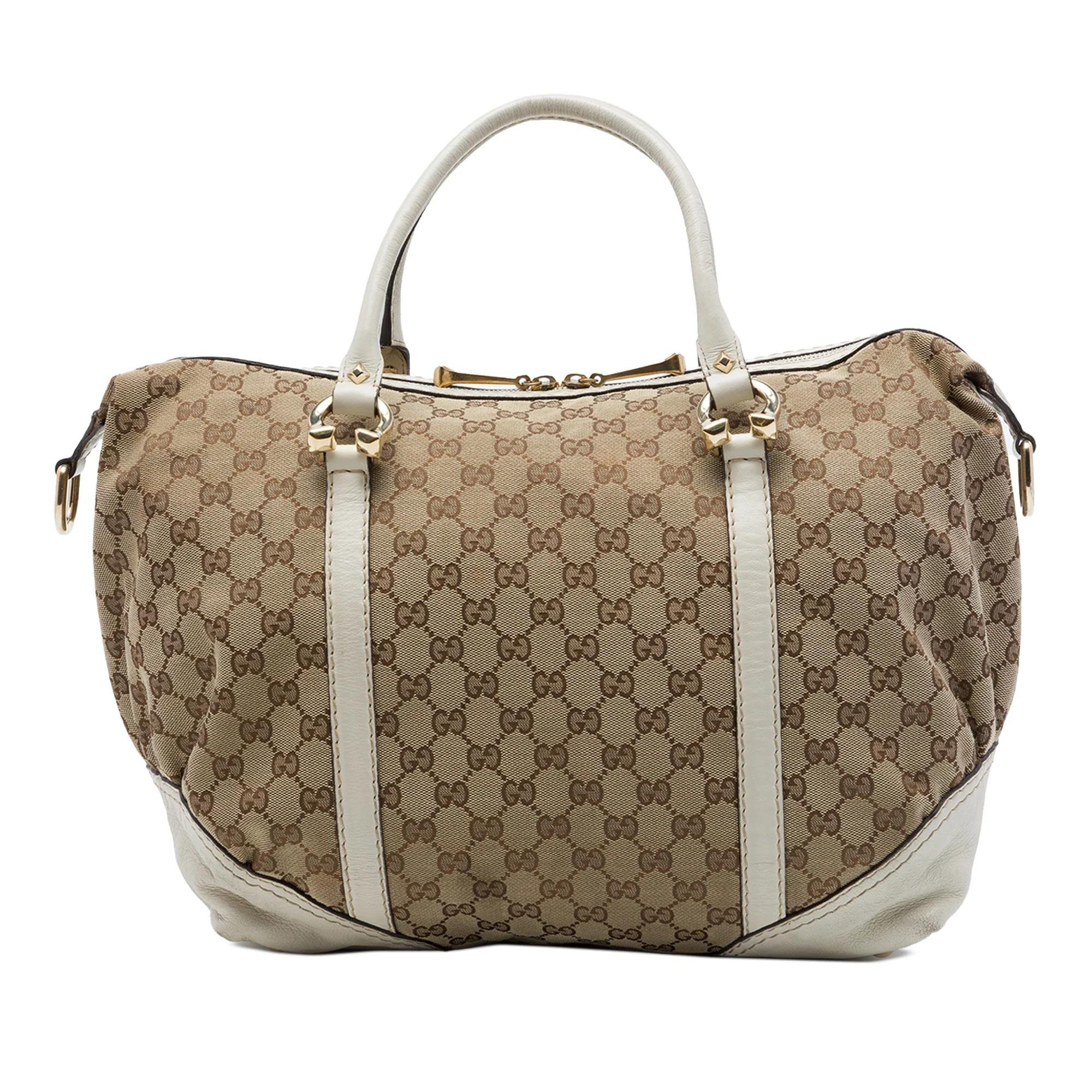 Boston leather handbag