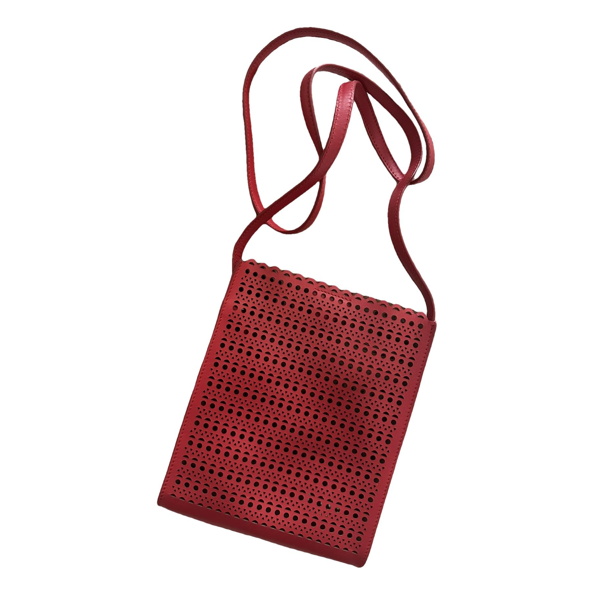 Alaia Leather crossbody bag