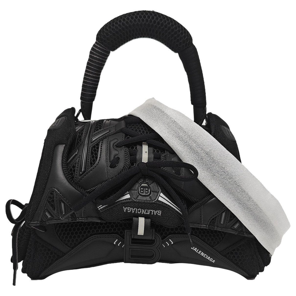 Hourglass cloth handbag