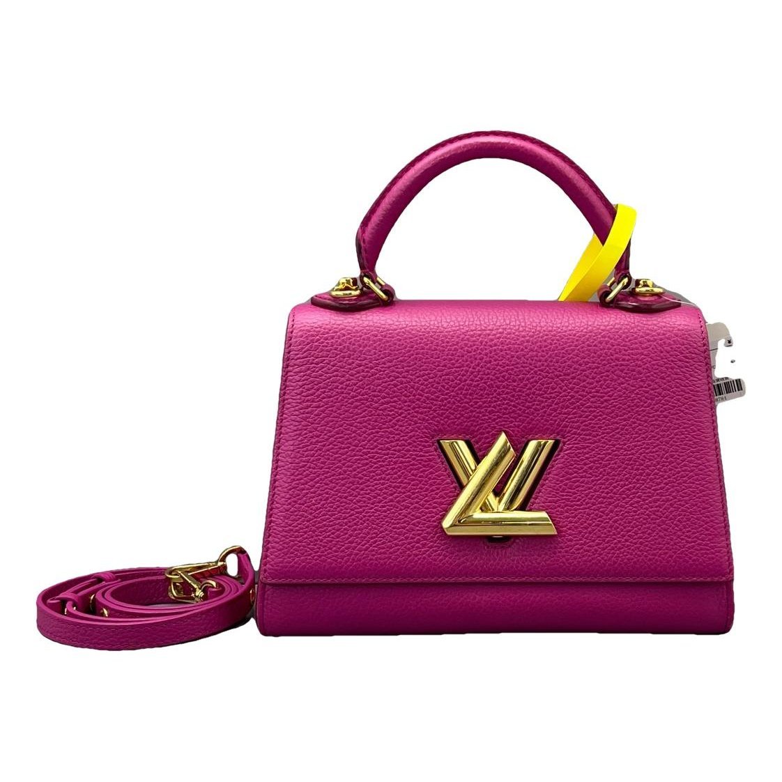 Twist One Handle leather handbag