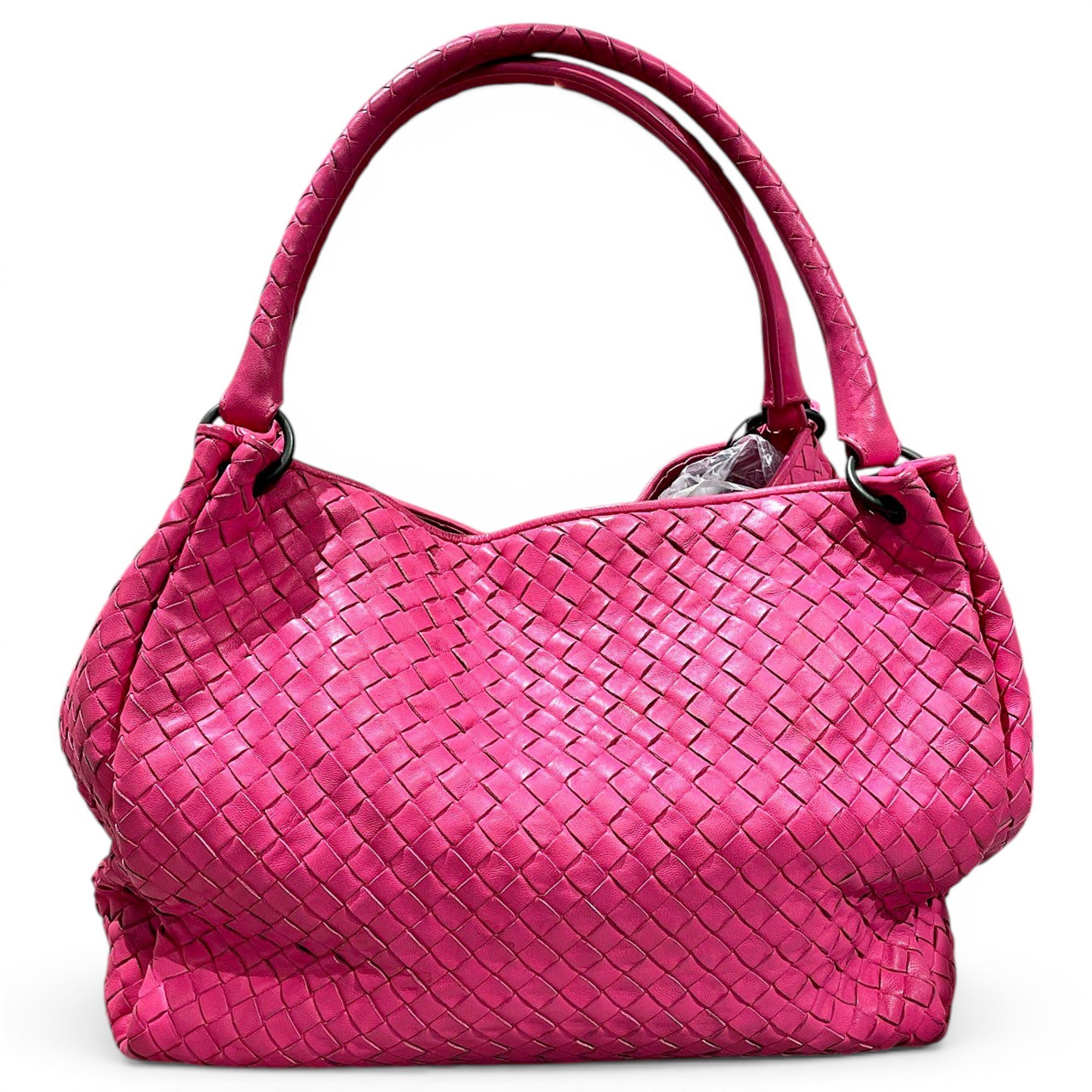 Parachute leather handbag