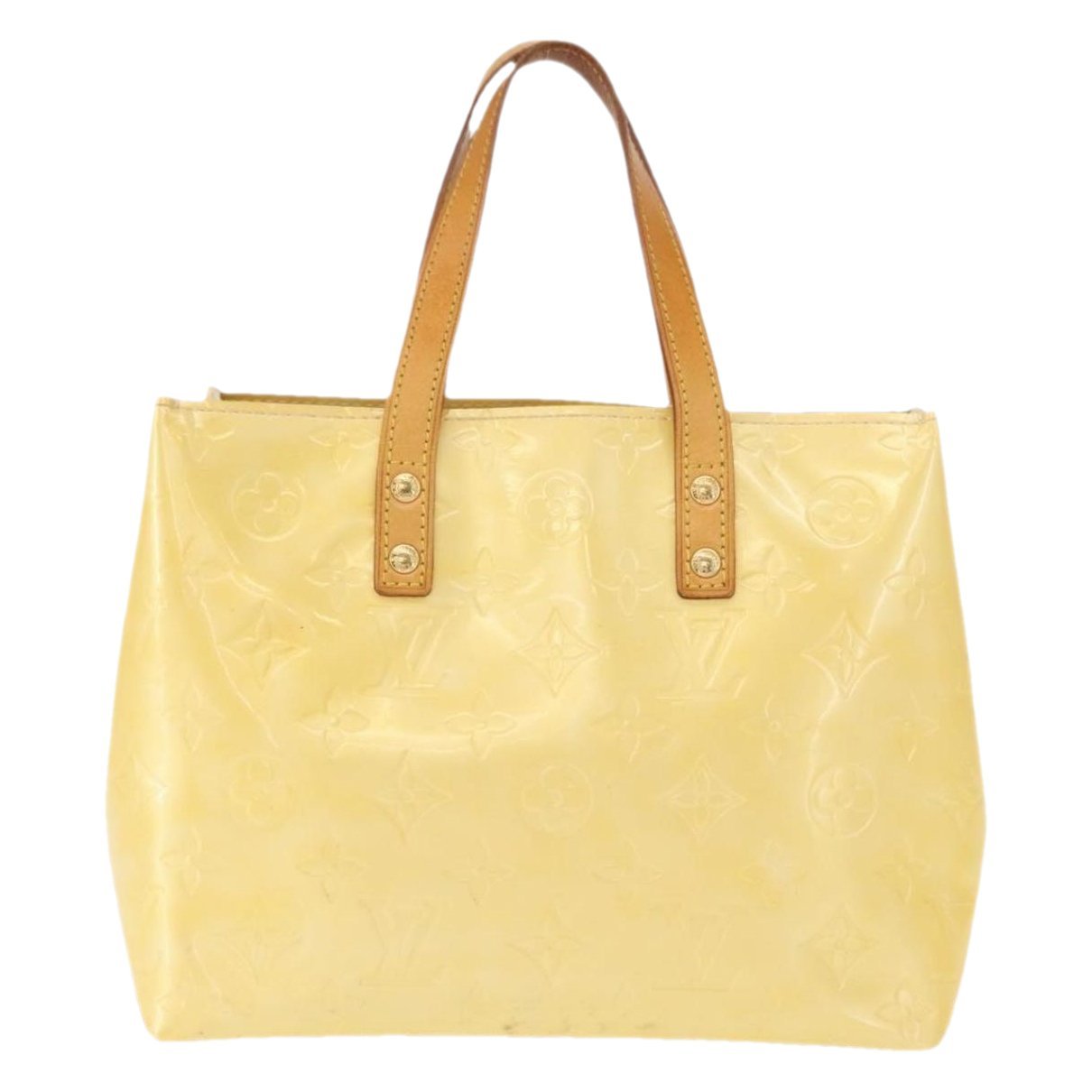 Reade patent leather handbag