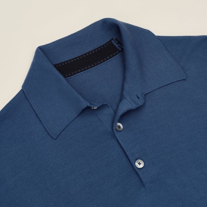 Indigo "Detail H" Polo Shirt