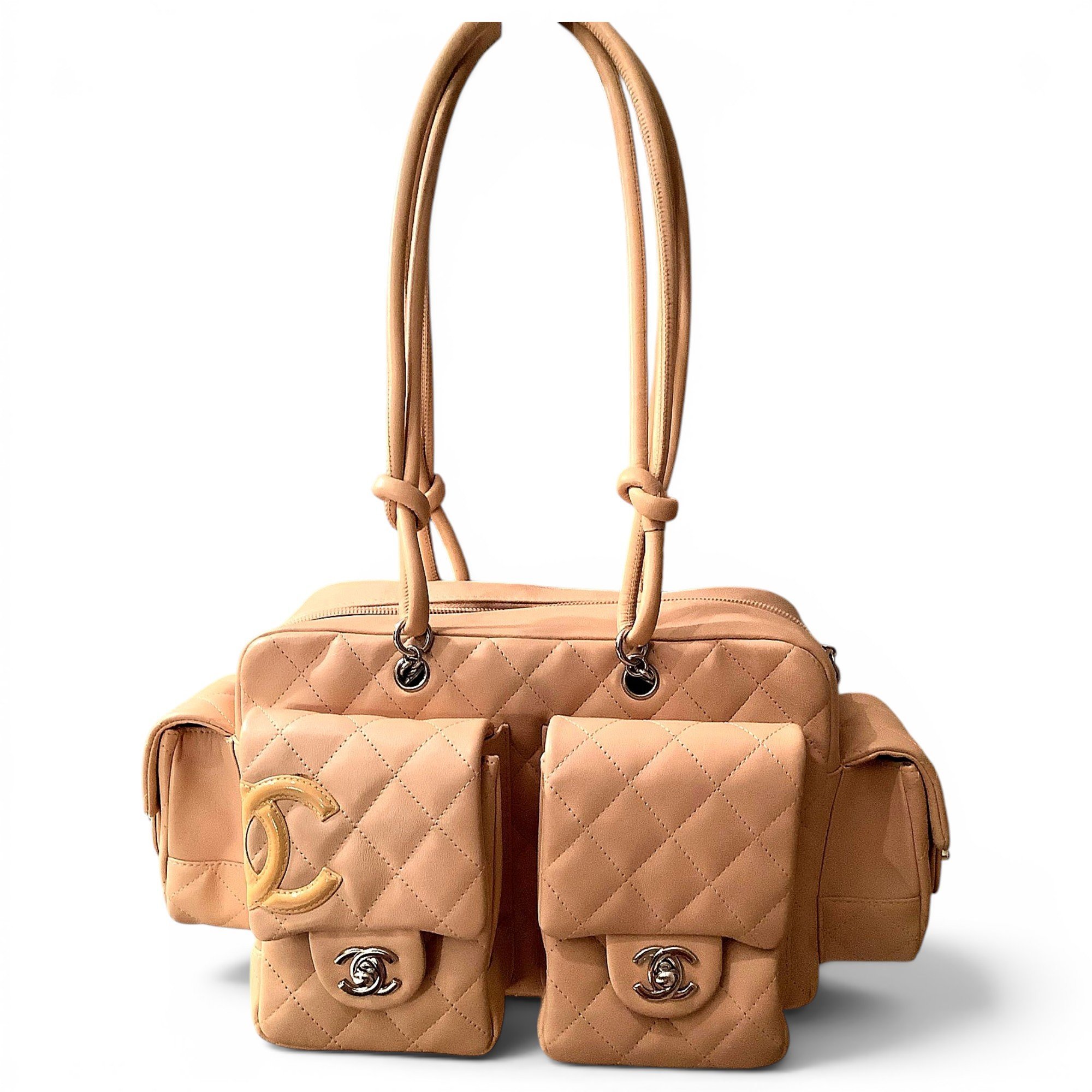 Cambon Reporter leather handbag