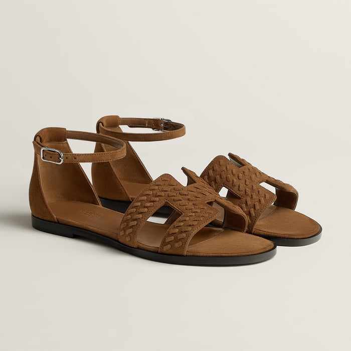 Brun Fumé Santorini Sandal