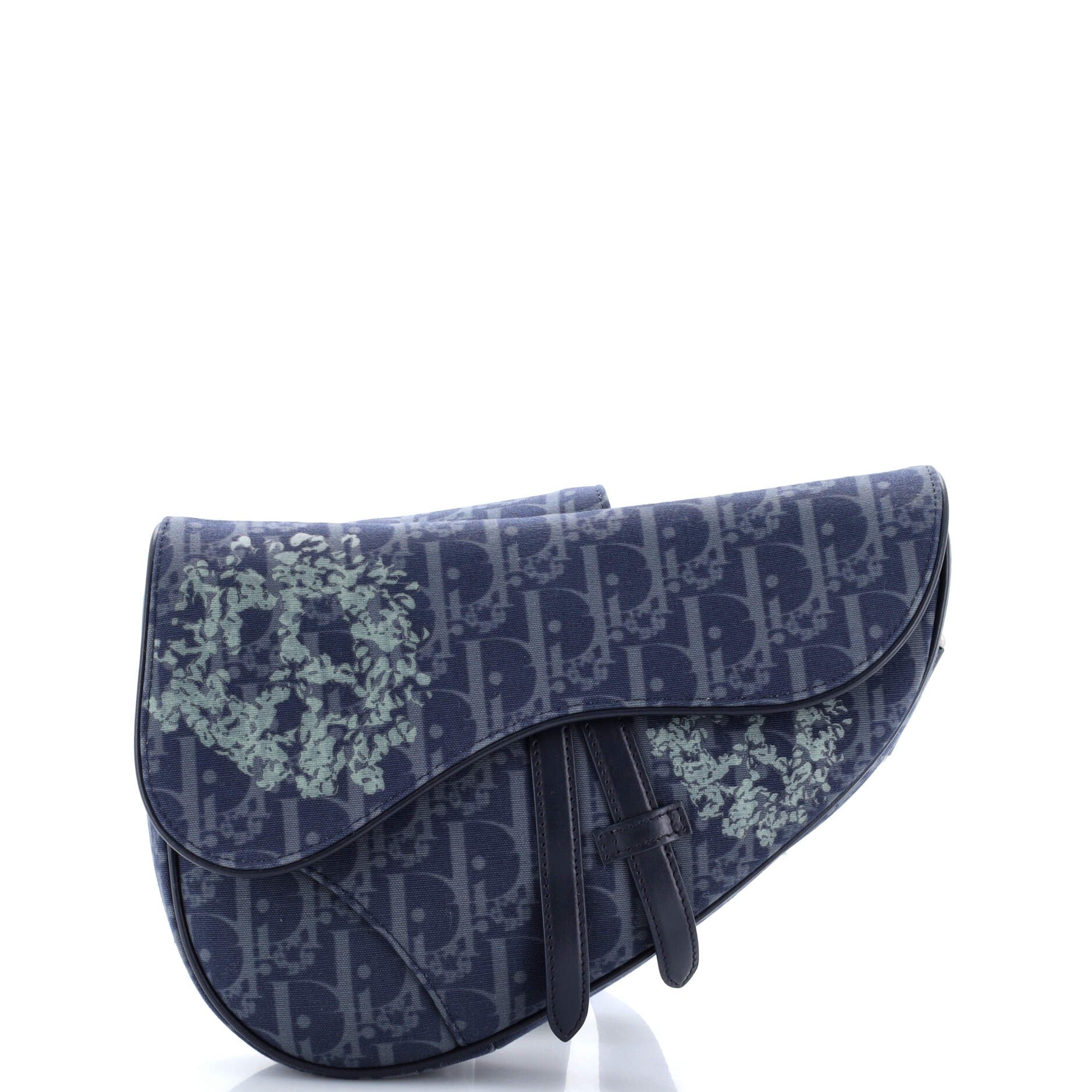 Dior x Denim Tears Saddle Crossbody Bag Oblique Canvas