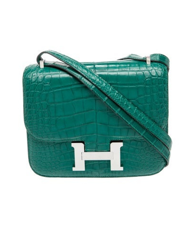 Hermes Matte Alligator Mini Constance 18