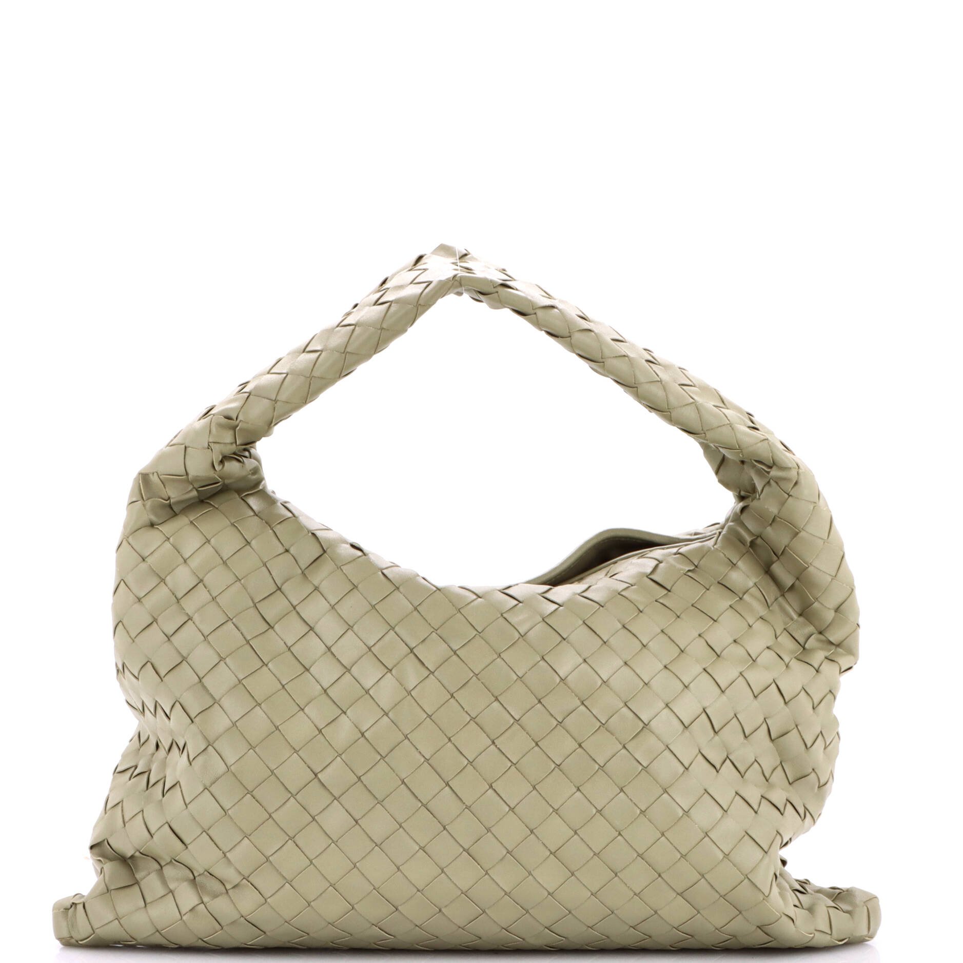 Bottega Veneta Hop Hobo Intrecciato Leather Small