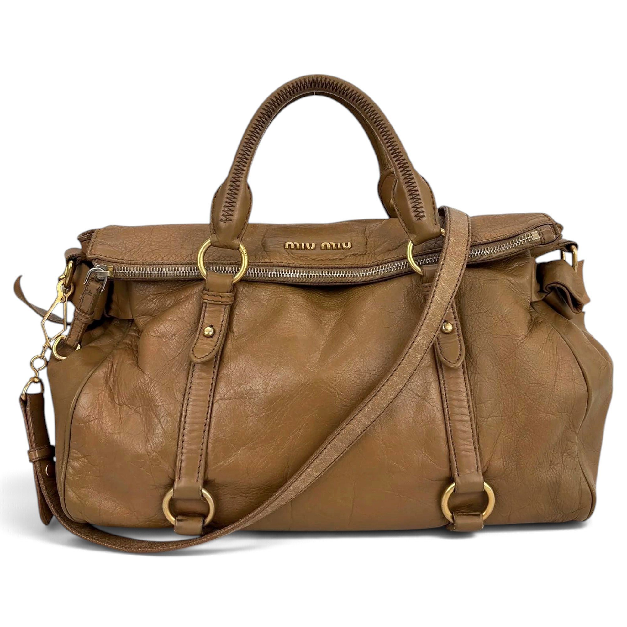 Vitello leather handbag