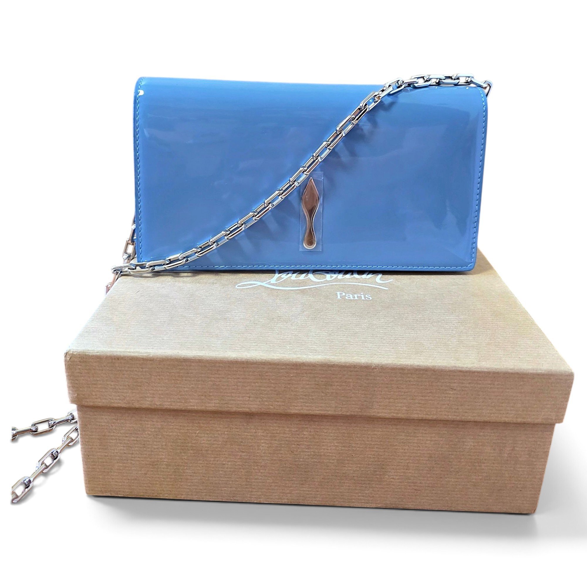 Patent leather crossbody bag
