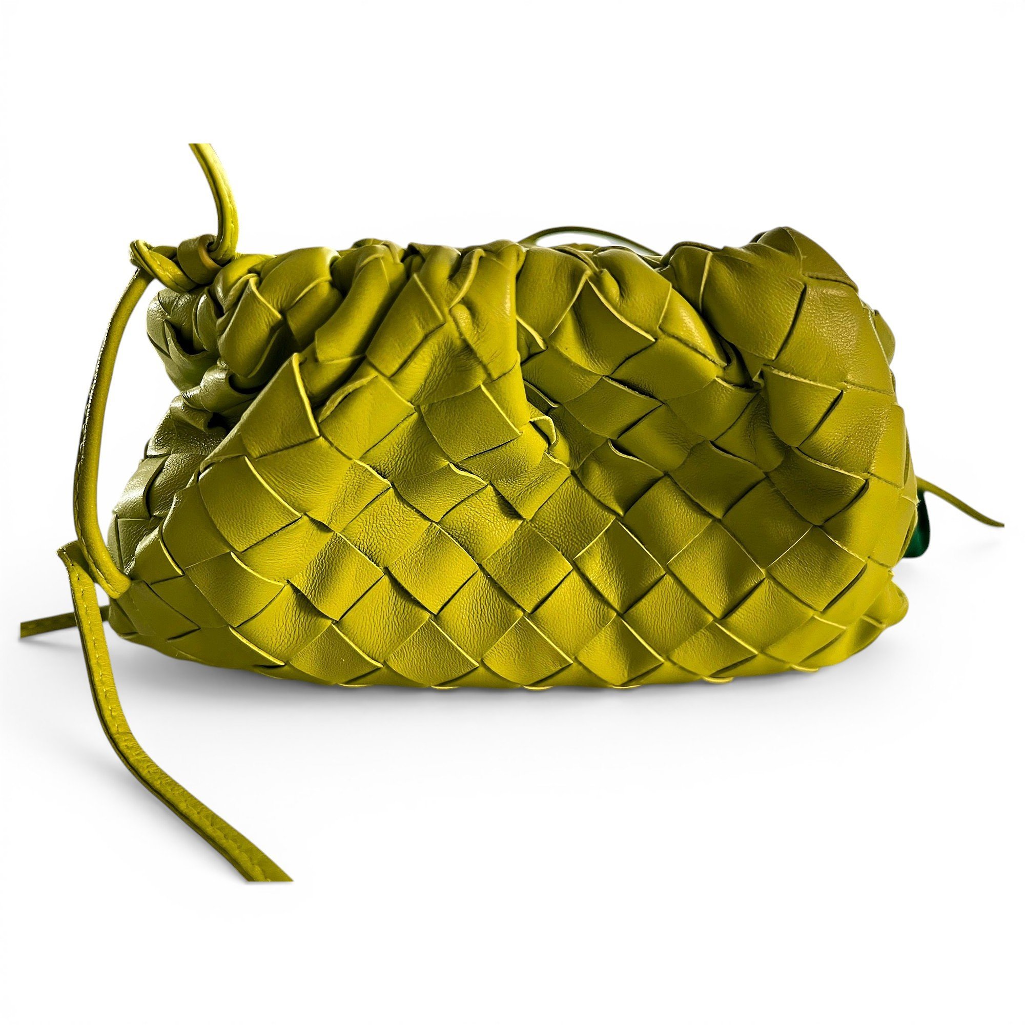 Pouch leather handbag