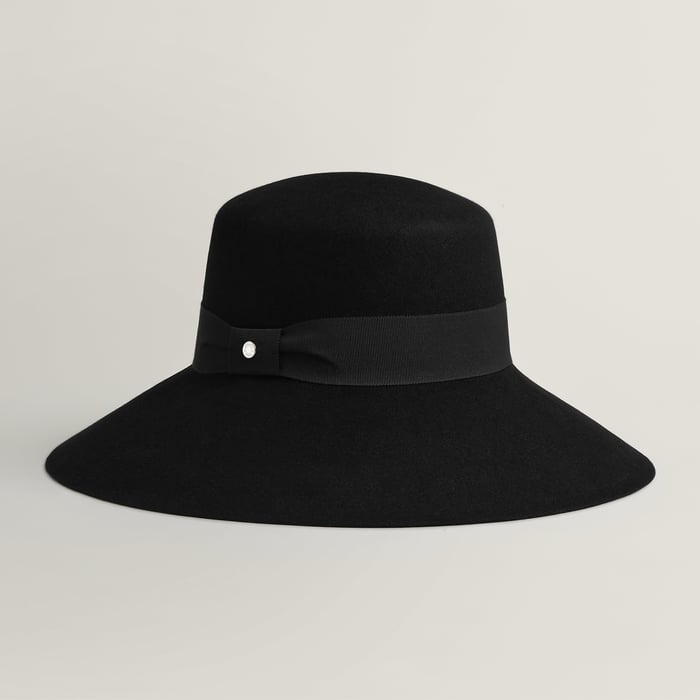 Noir Farrah Clou De Selle Hat