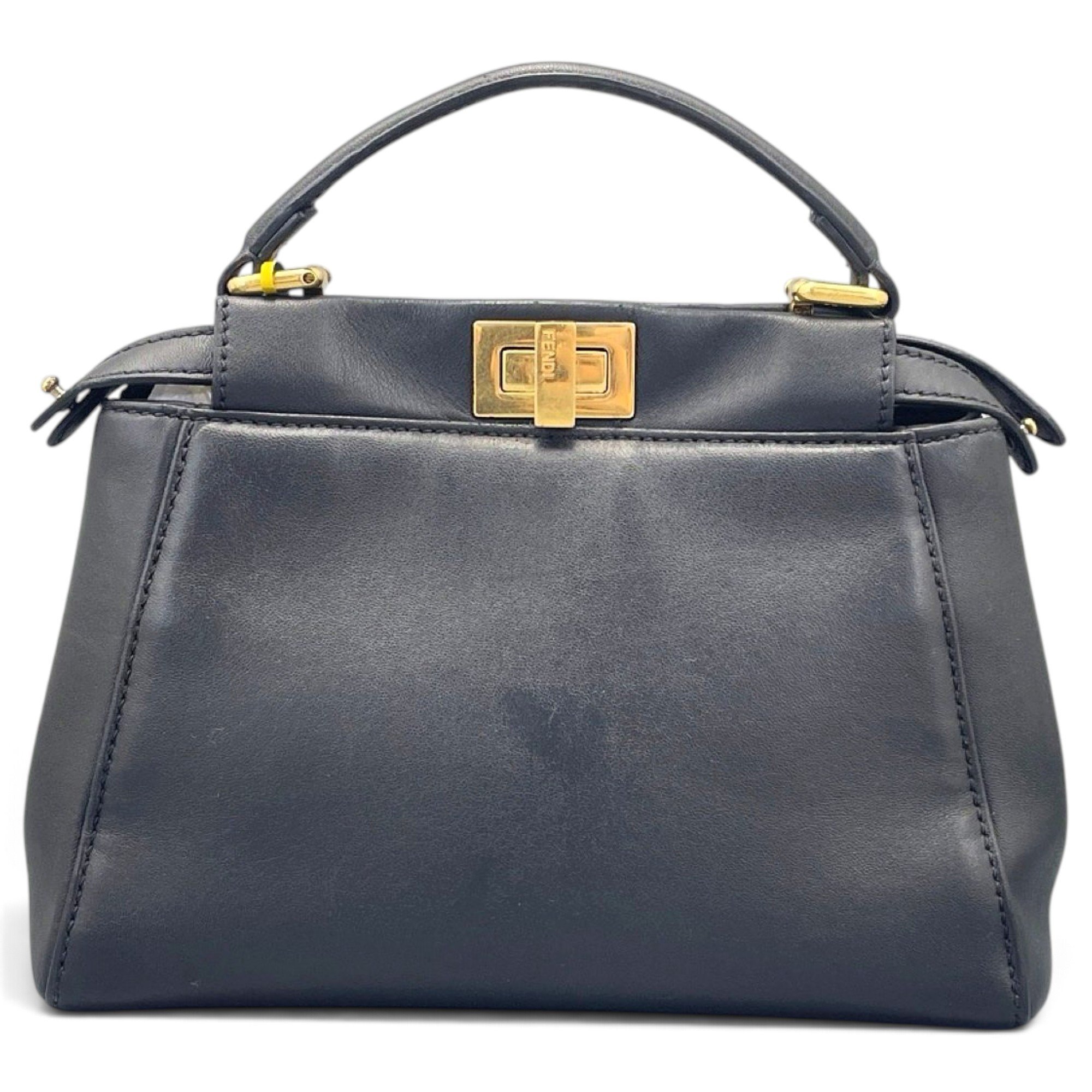 Peekaboo leather handbag