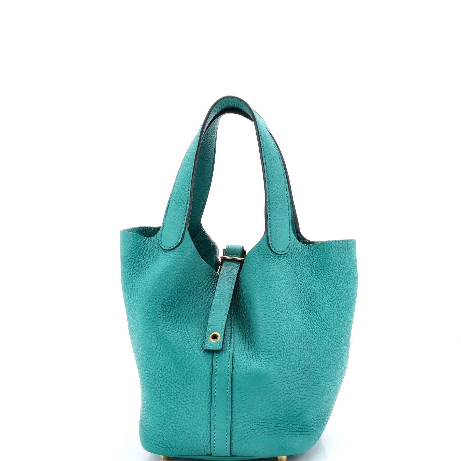 Hermes Picotin 18 Handbag Clemence Leather 2019