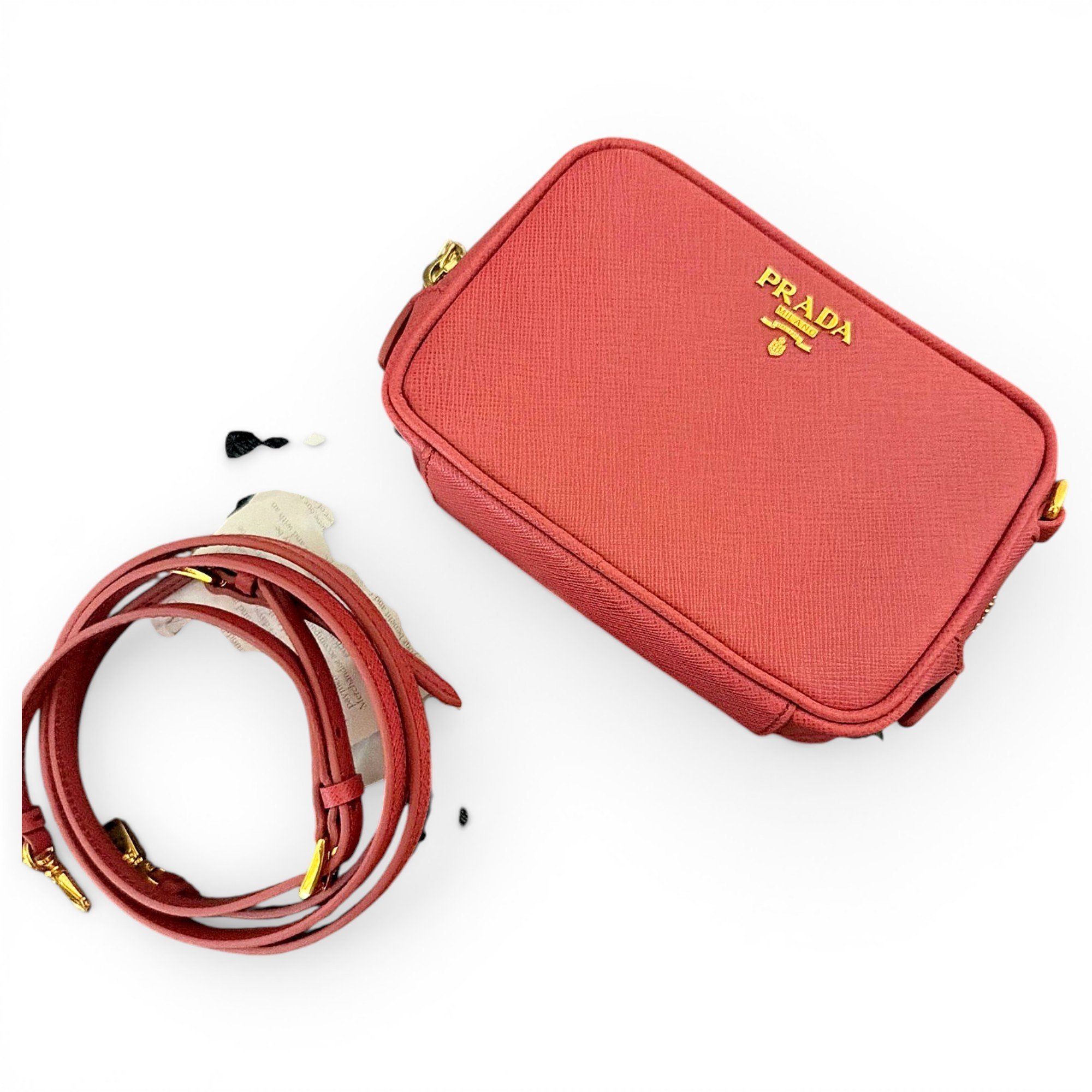Re-edition leather crossbody bag