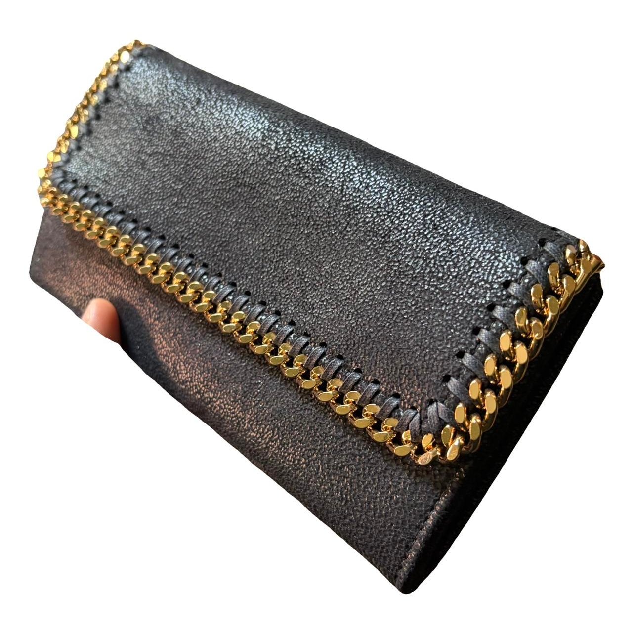 Falabella vegan leather clutch bag