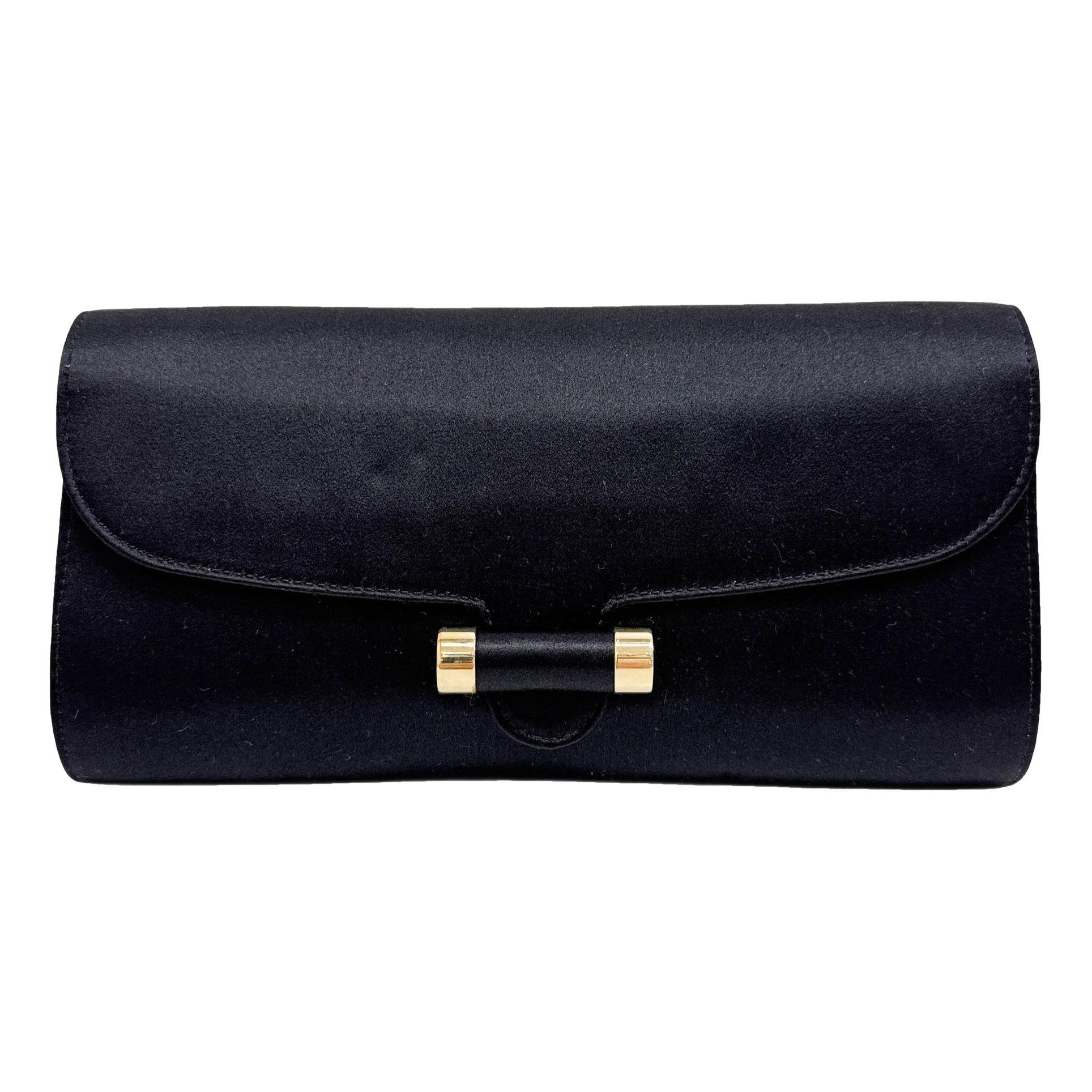 Silk clutch bag