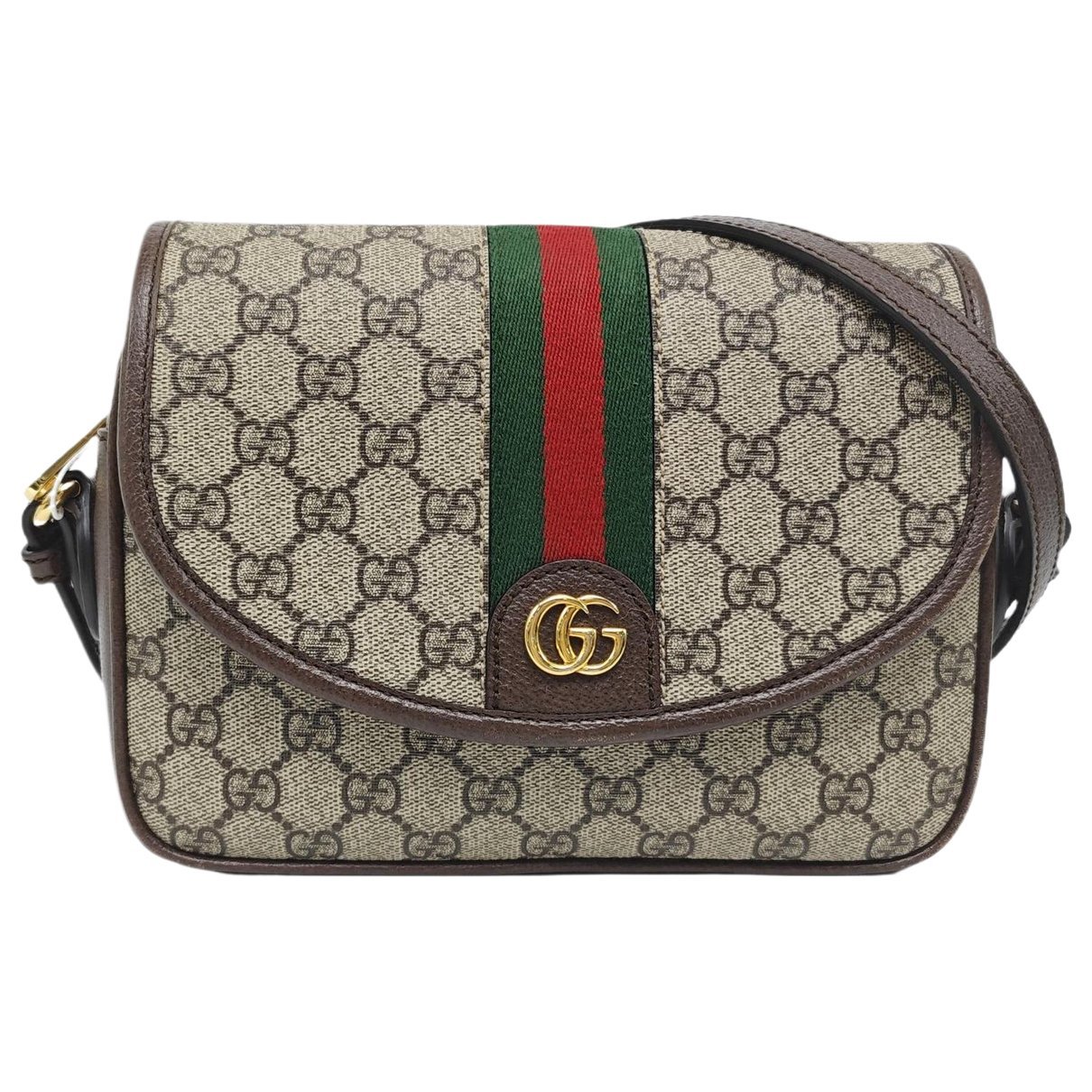 Ophidia leather crossbody bag