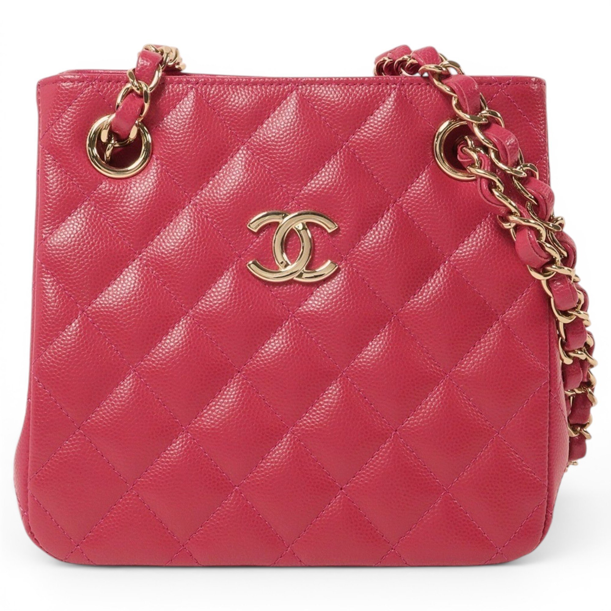 Wallet On Chain Double C leather crossbody bag
