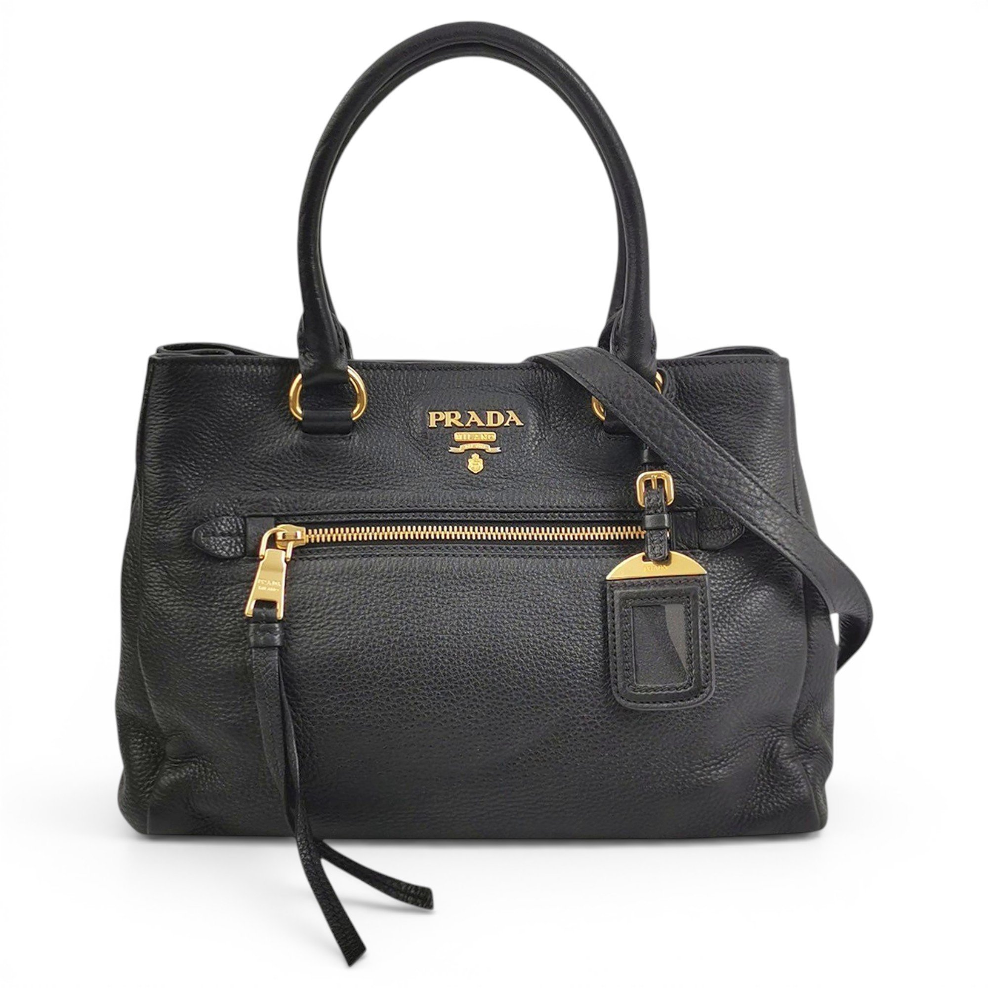 Leather tote