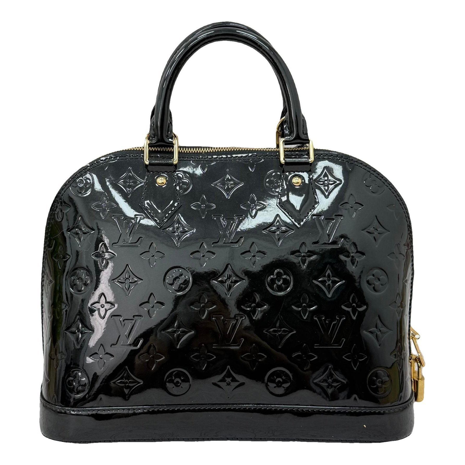 Alma BB patent leather handbag