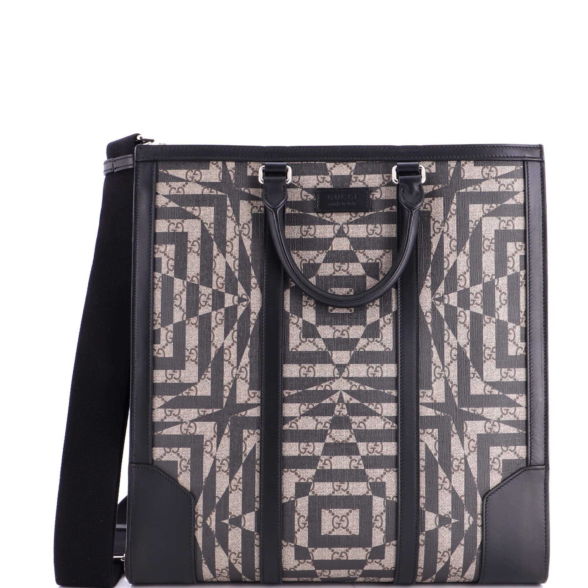 Convertible Tote Caleido GG Coated Canvas Tall