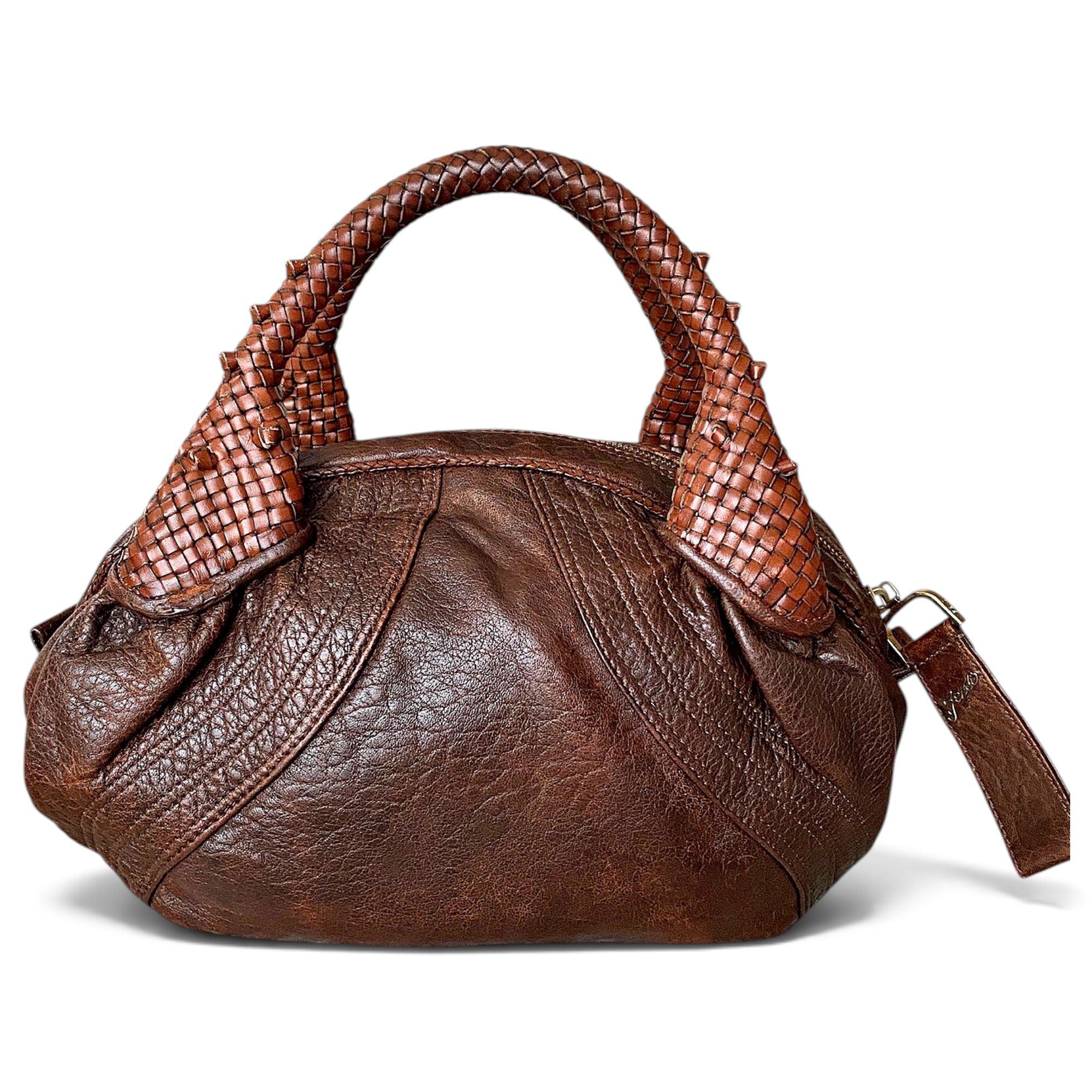 Spy leather handbag