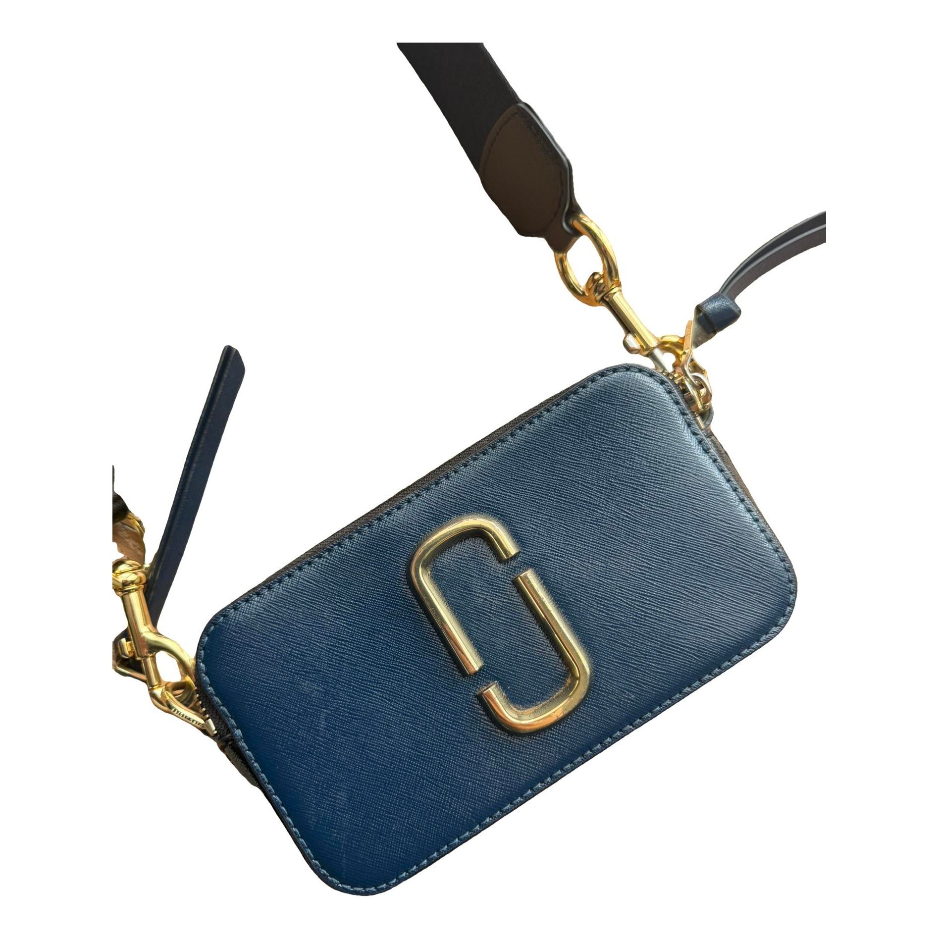 Snapshot leather crossbody bag