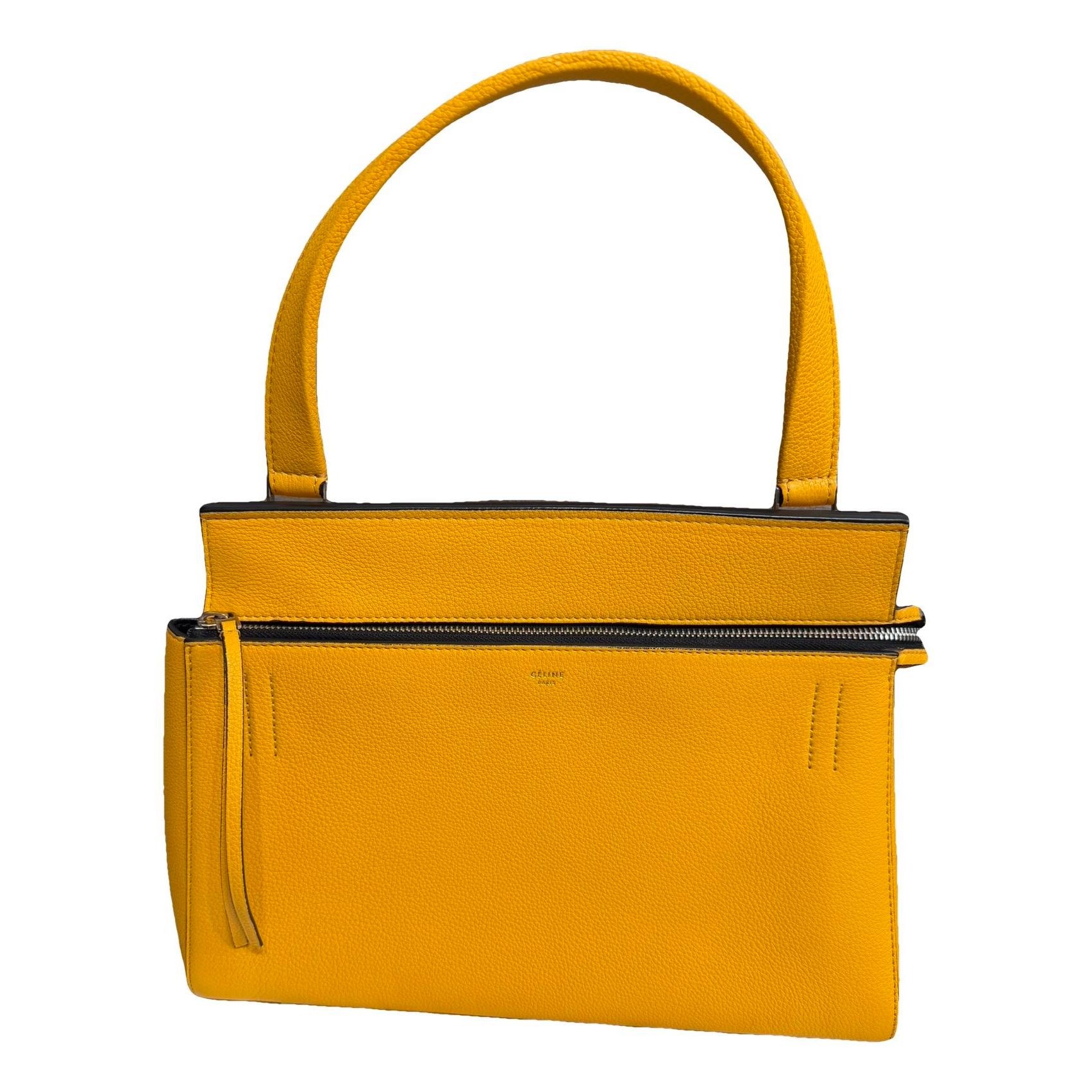 Edge leather handbag