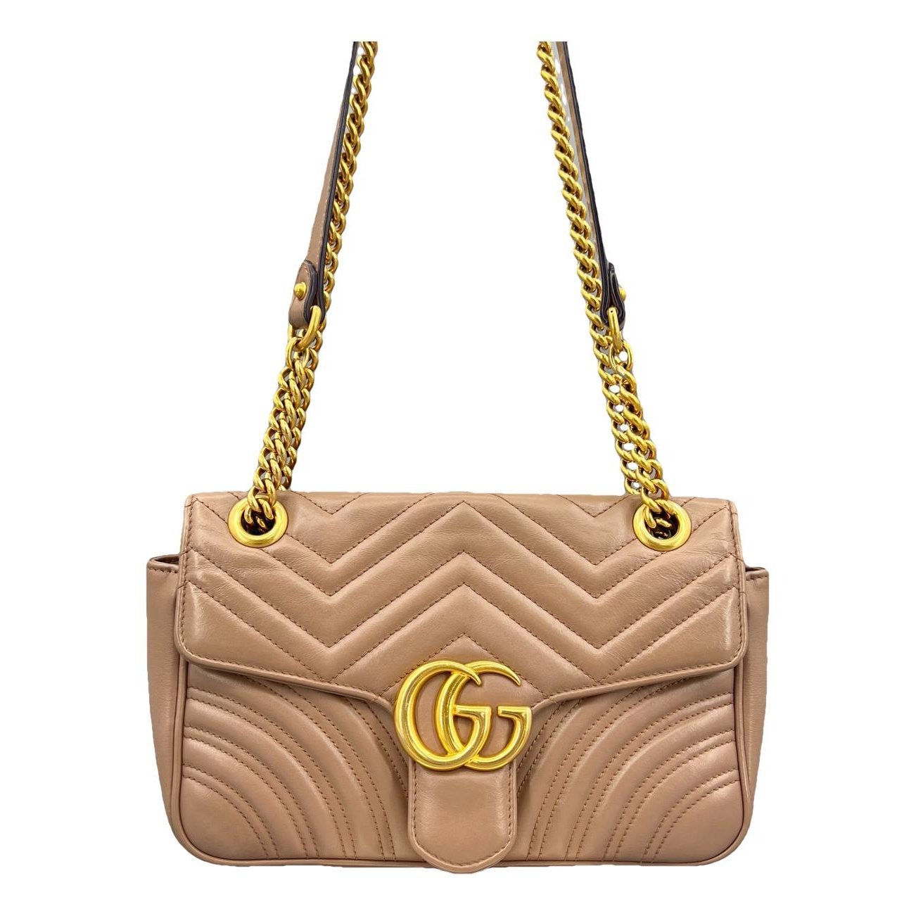 GG Marmont Flap leather handbag