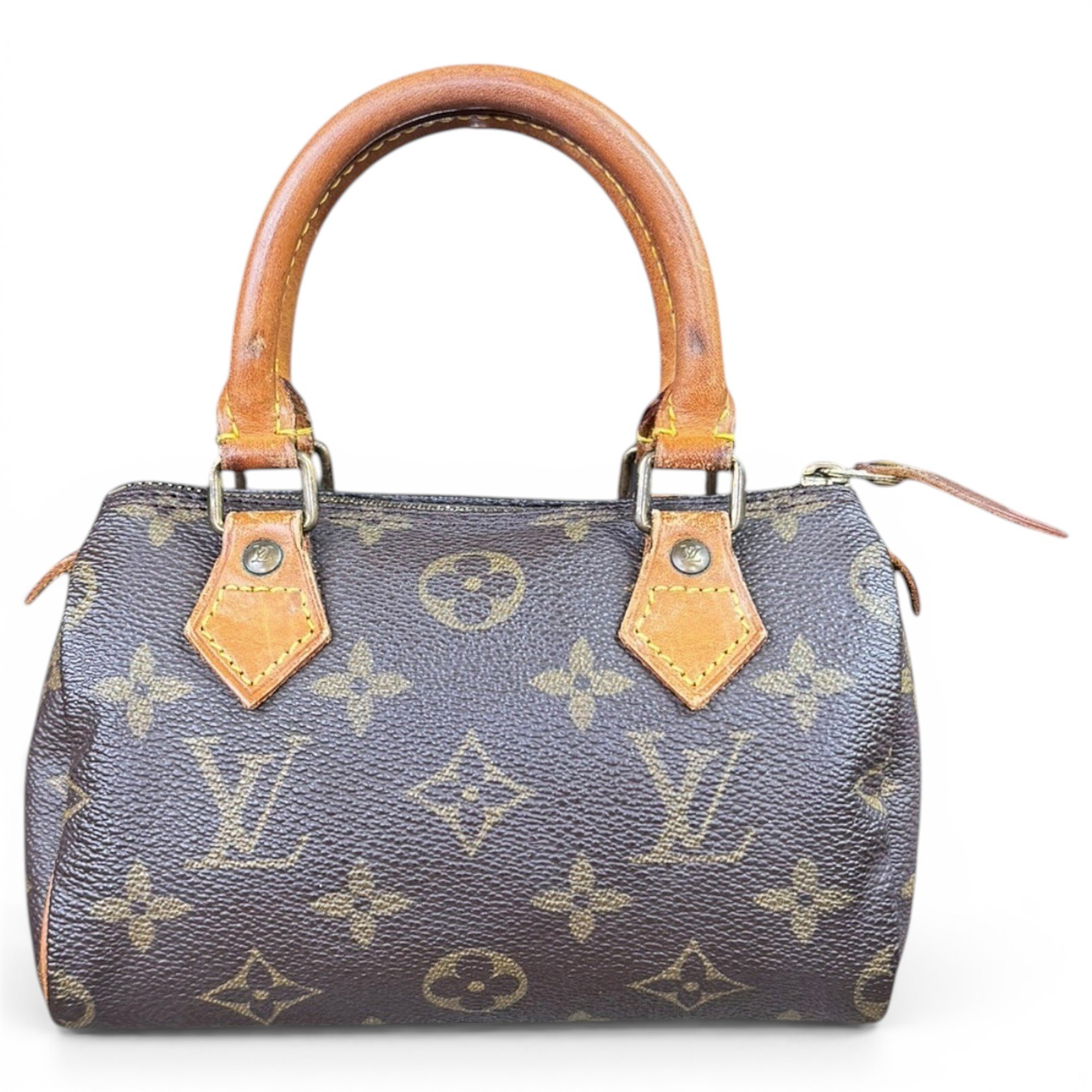 Nano Speedy / Mini HL leather handbag
