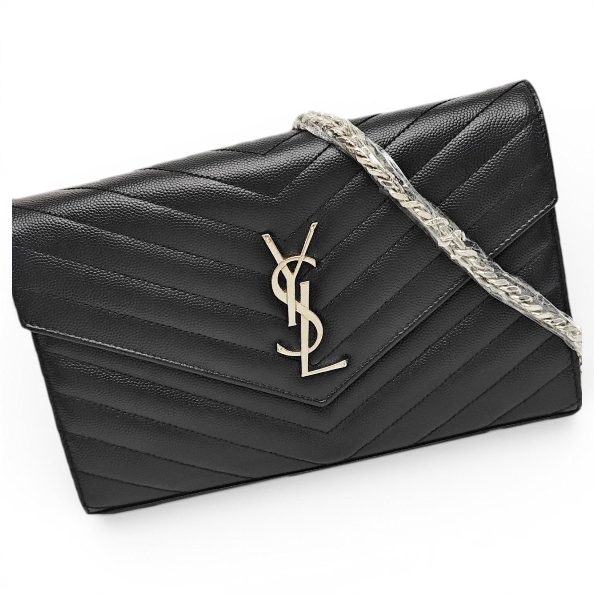 Portefeuille enveloppe leather handbag