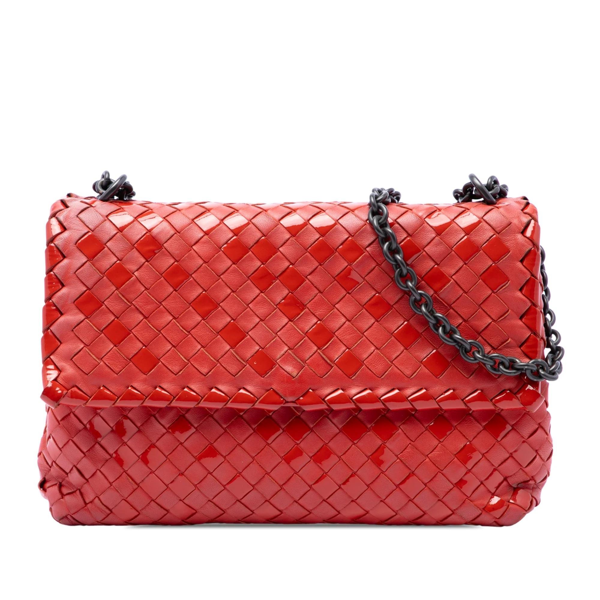 Olimpia patent leather handbag