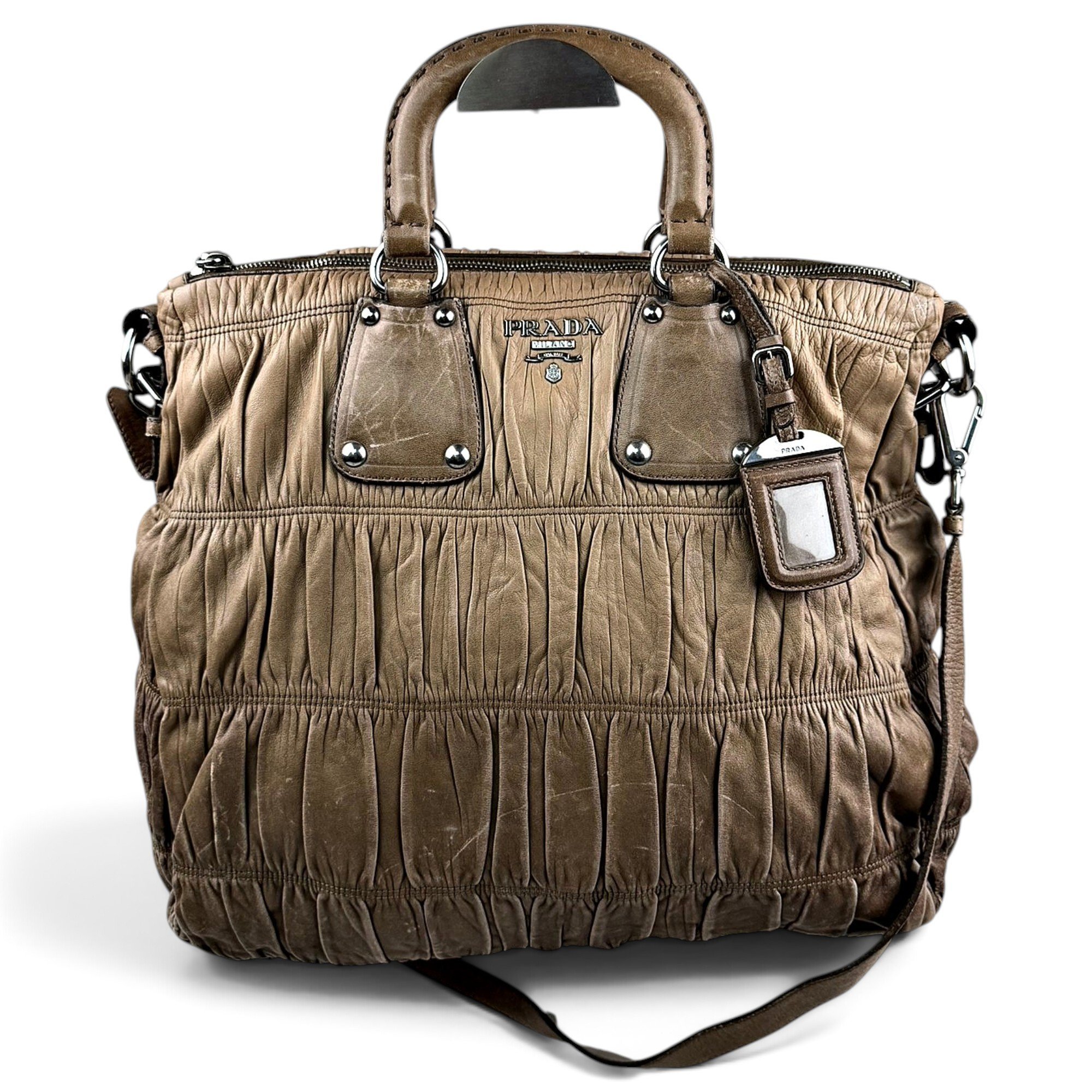 Leather crossbody bag