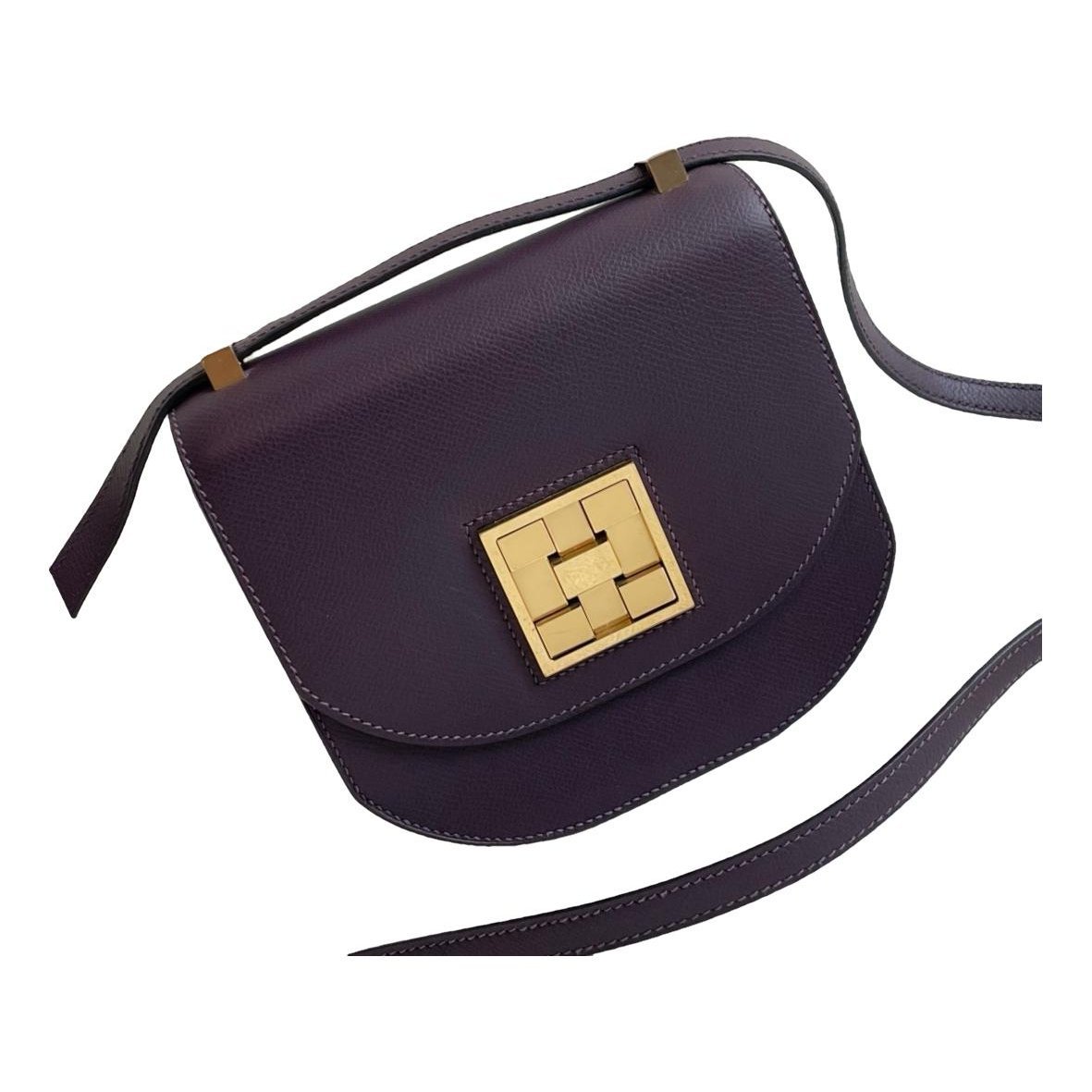 Mosaïque leather handbag