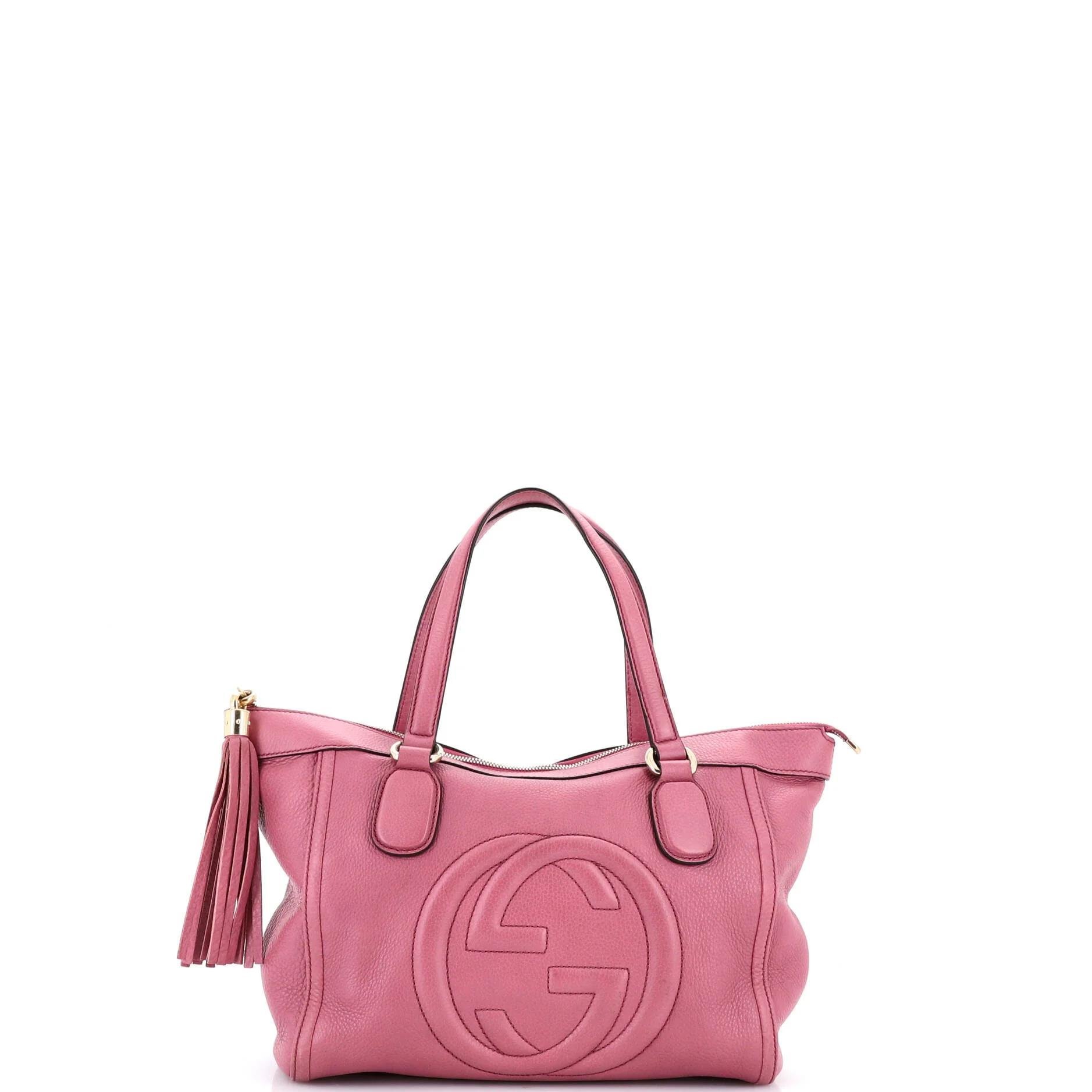 Leather tote