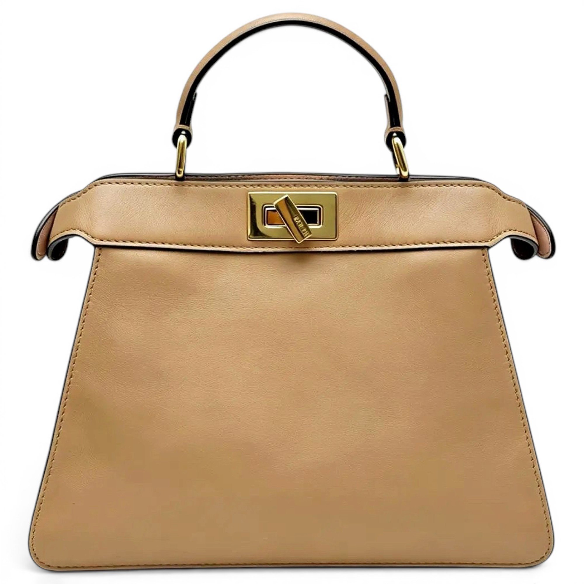 Peekaboo leather handbag