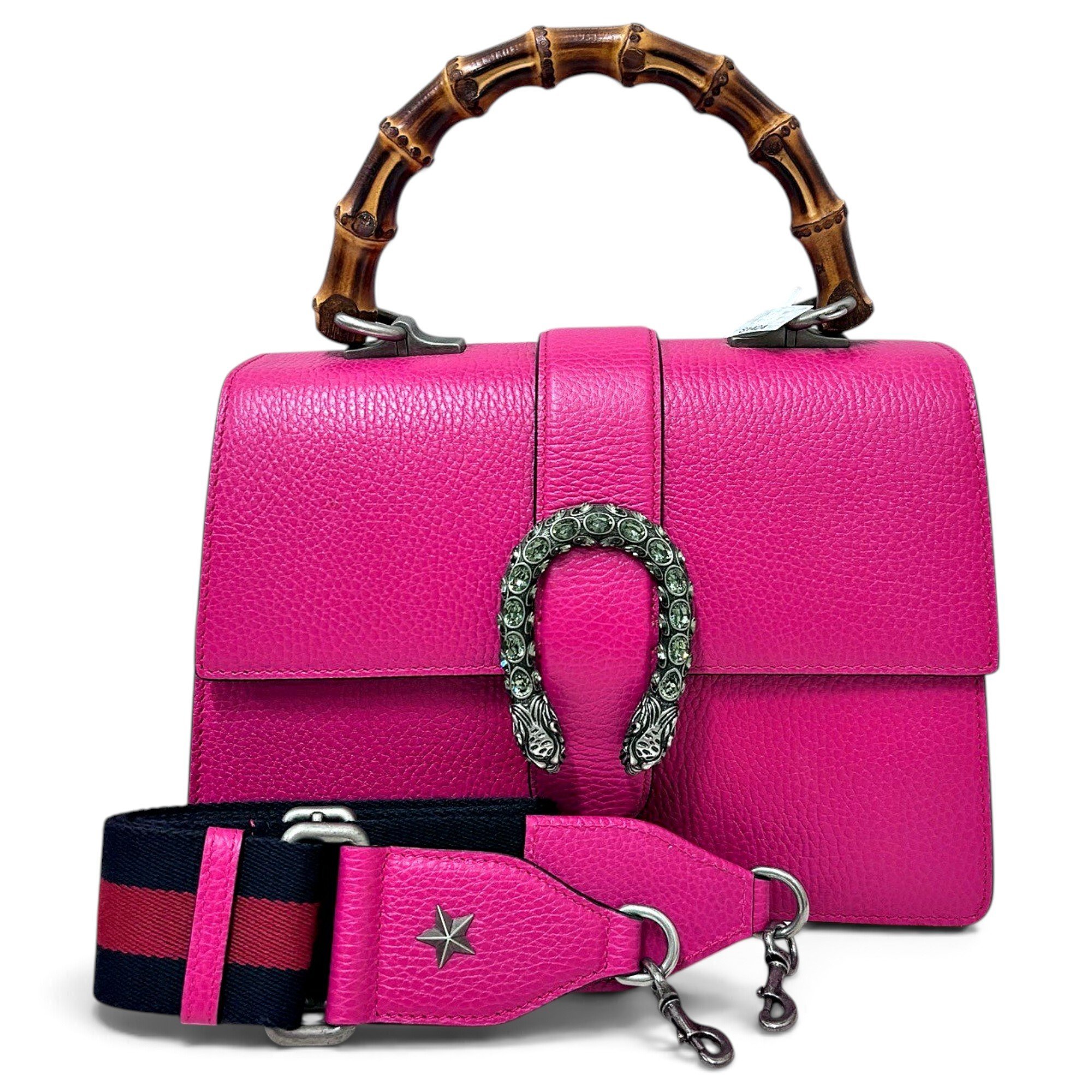 Dionysus Bamboo leather handbag