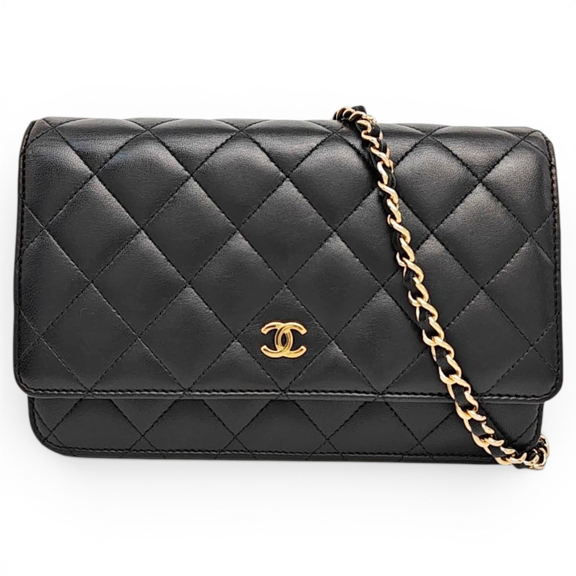 Wallet On Chain Timeless/Classique leather handbag