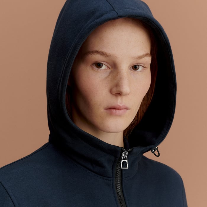 Navy Hermès Fit Sweatshirt