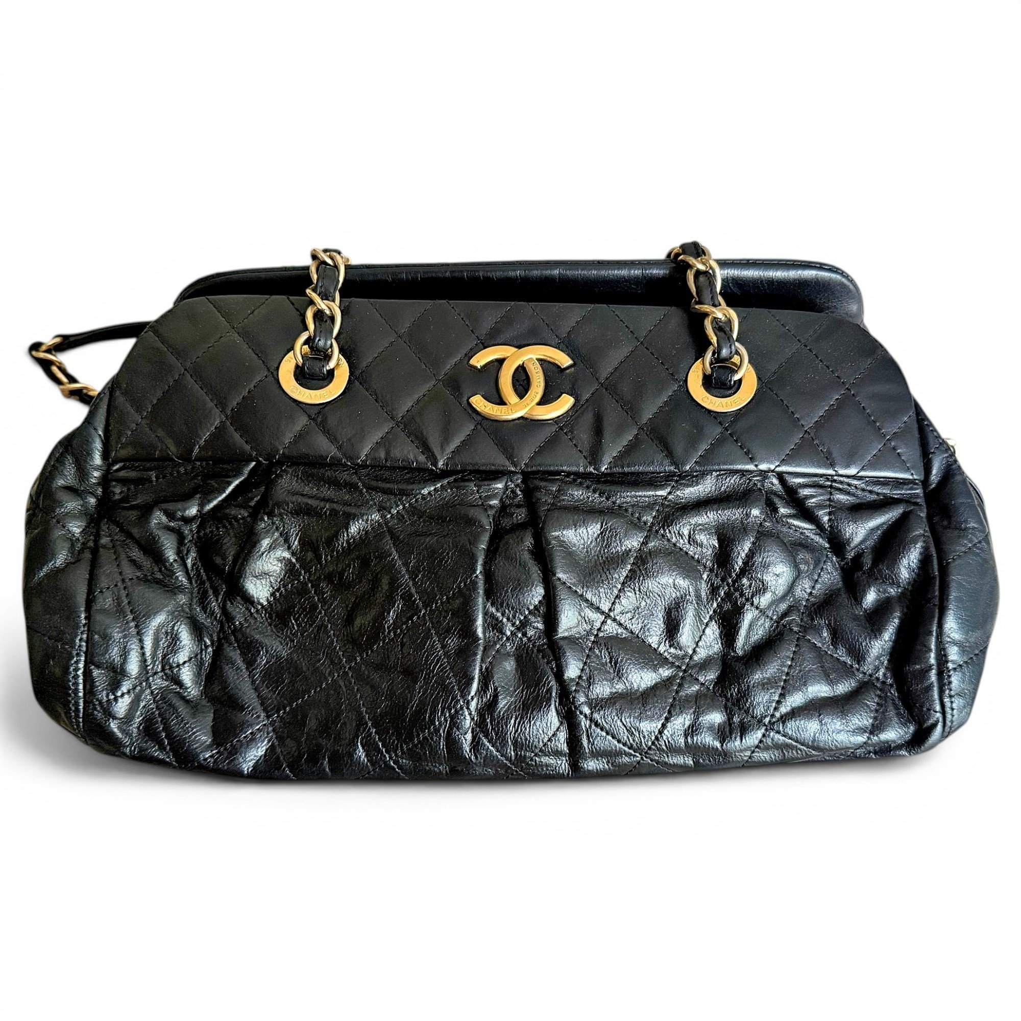 Chanel Cambon leather handbag